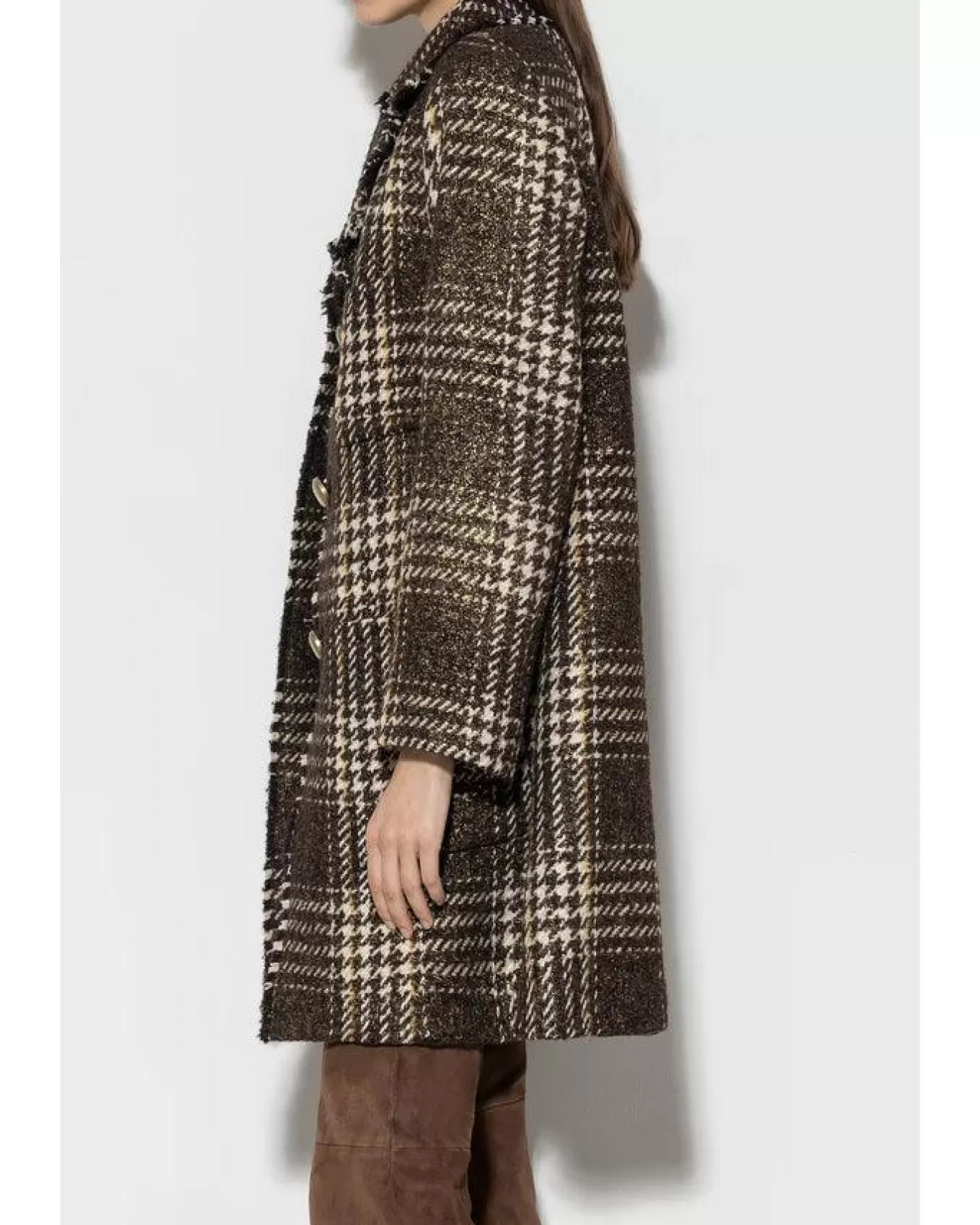 Vintage Check Coat<Luisa Cerano Outlet