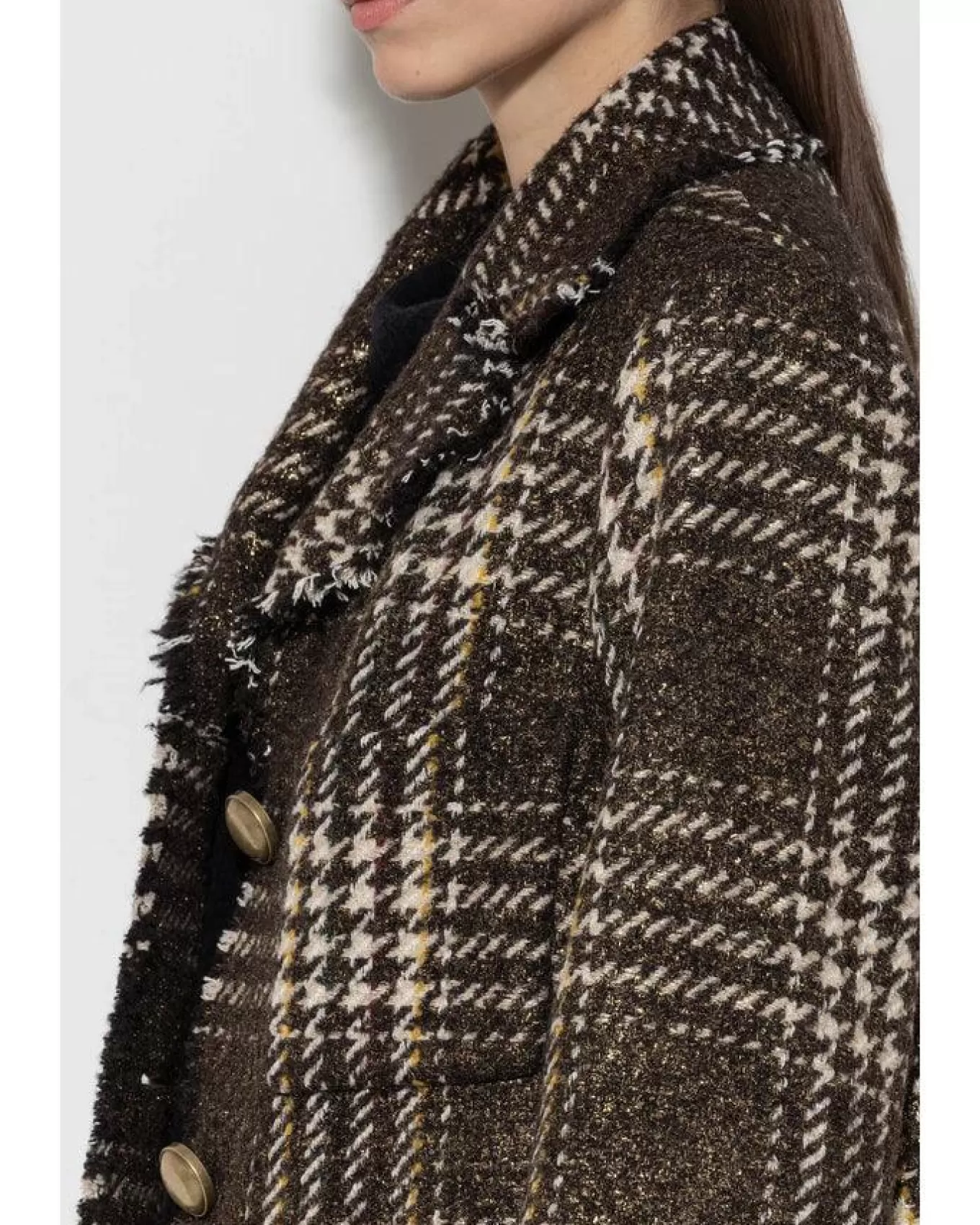 Vintage Check Coat<Luisa Cerano Outlet