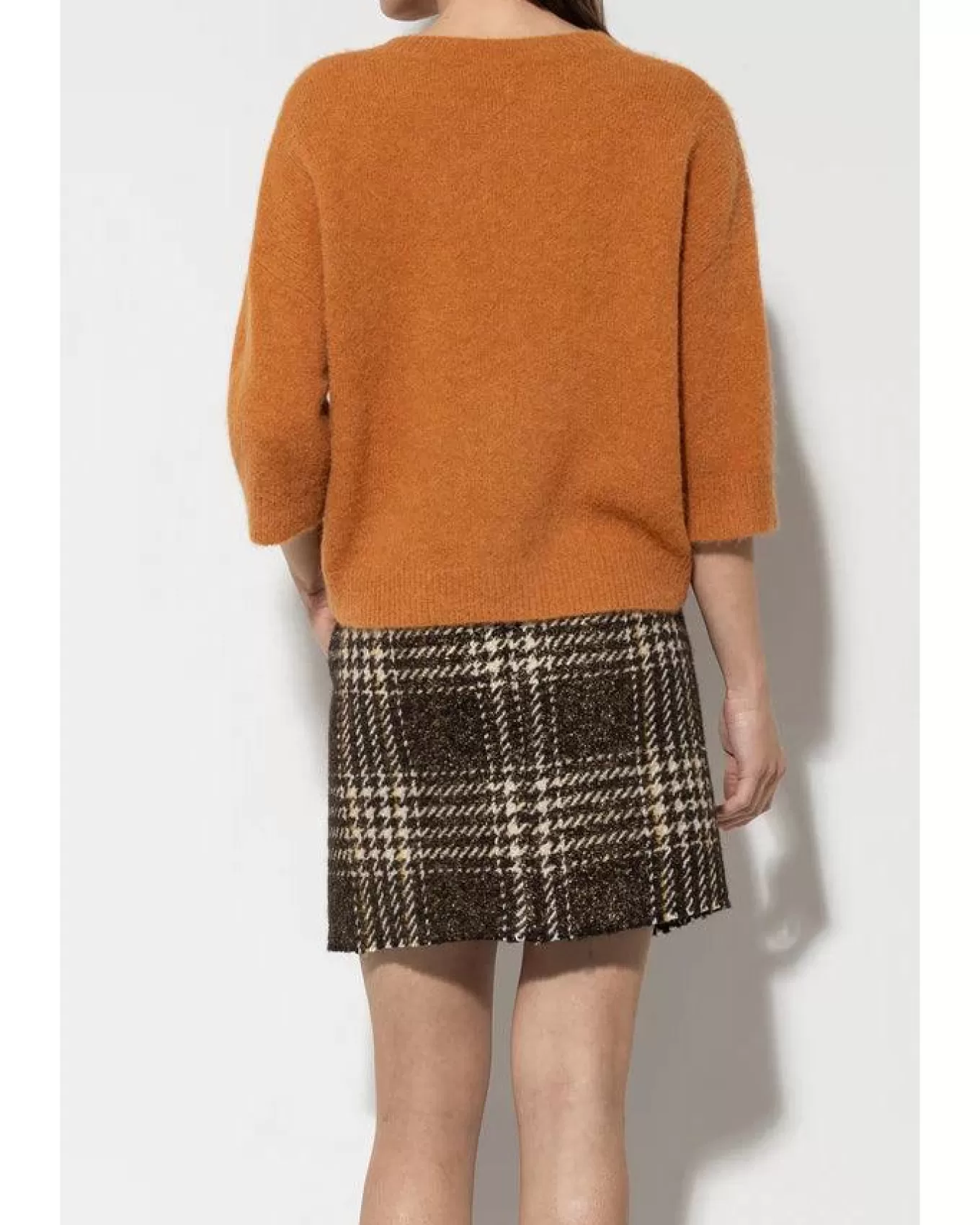 Vintage Check Mini Skirt<Luisa Cerano New