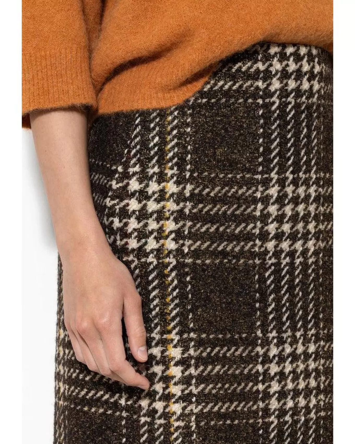 Vintage Check Mini Skirt<Luisa Cerano New