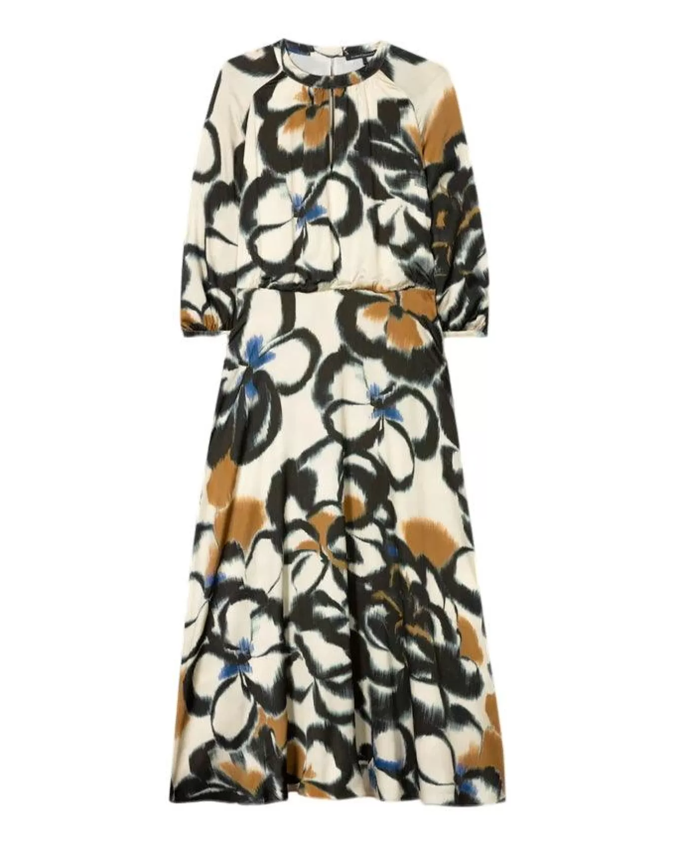 Washed Out Floral Midi Dress<Luisa Cerano Flash Sale