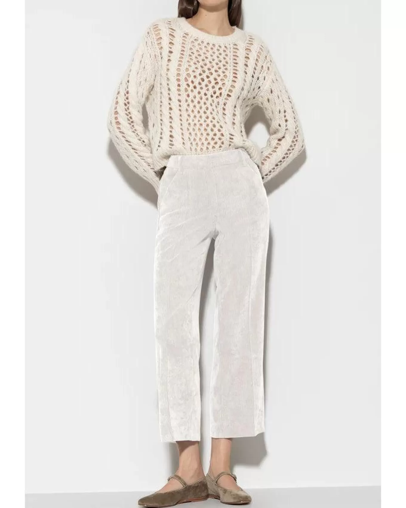 Wide Leg Cordoroy Pant<Luisa Cerano Shop