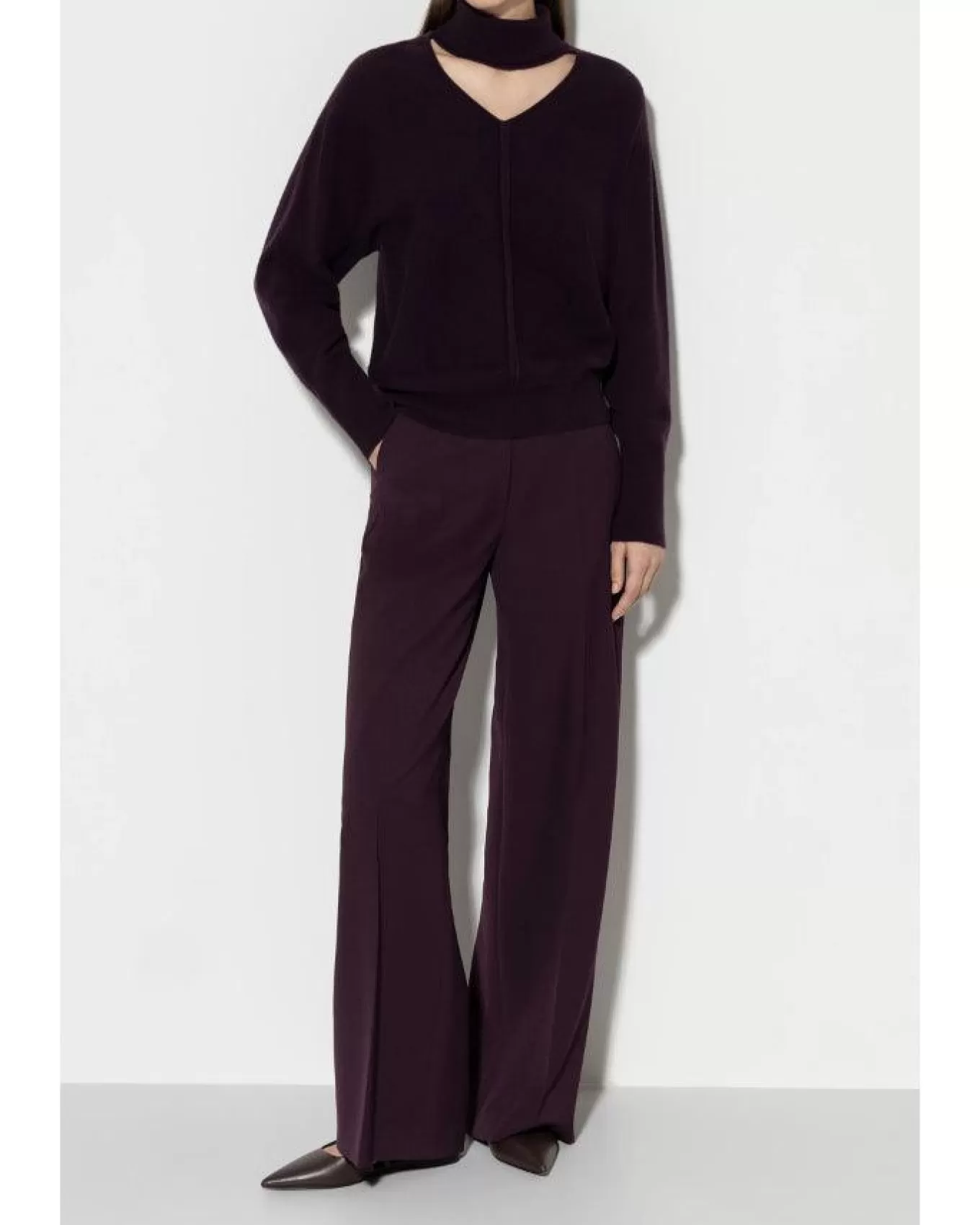 Wide Leg Full Length Dress Pants<Luisa Cerano Cheap