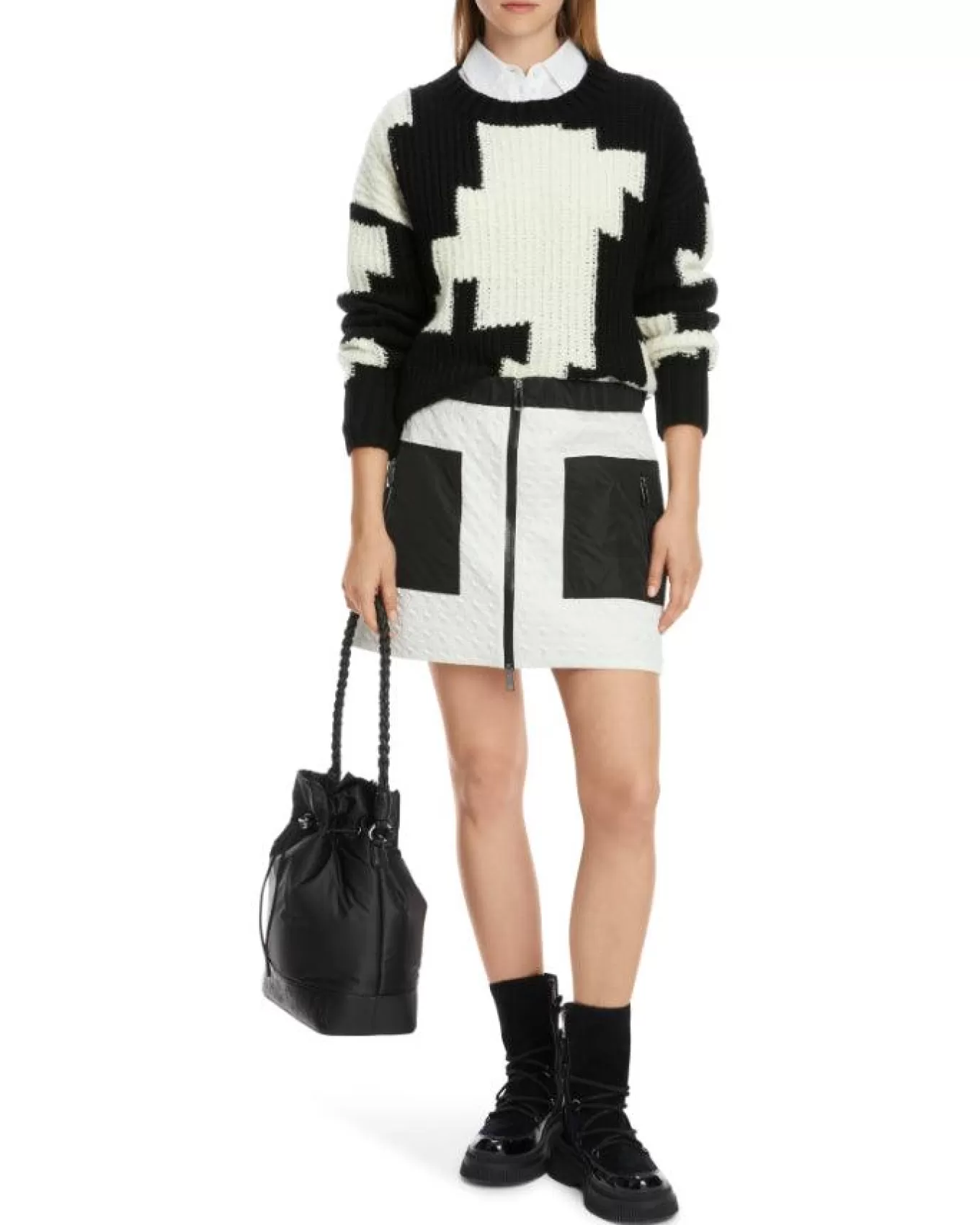 Abstract Pattern Sweater<Marc Cain Online