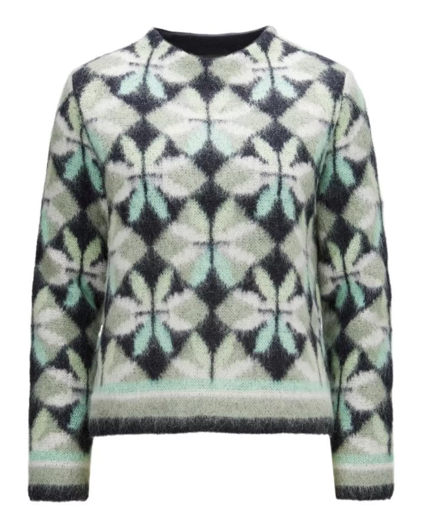 Alpaca Blend Print Sweater<Marc Cain Best