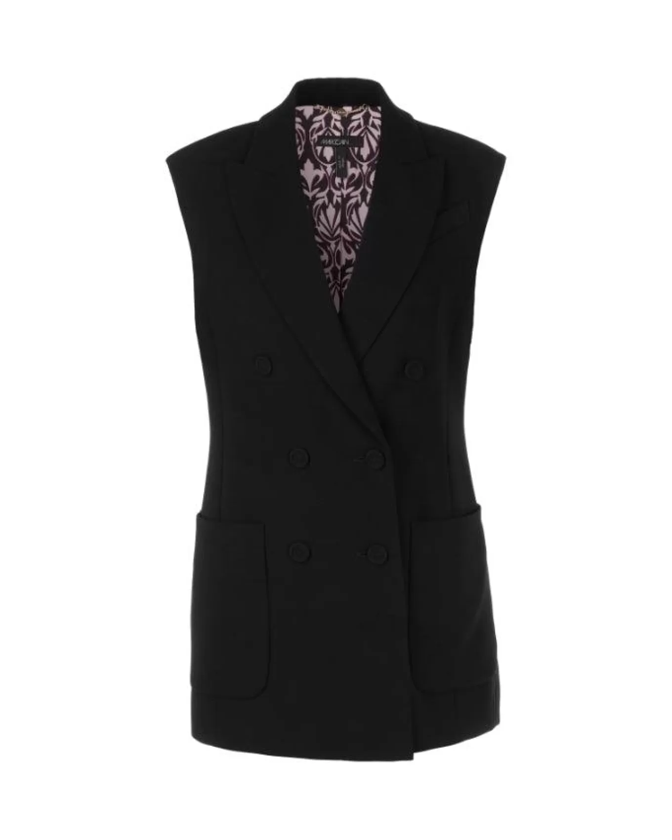 Double Breasted Fitted Vest-Top<Marc Cain Best Sale