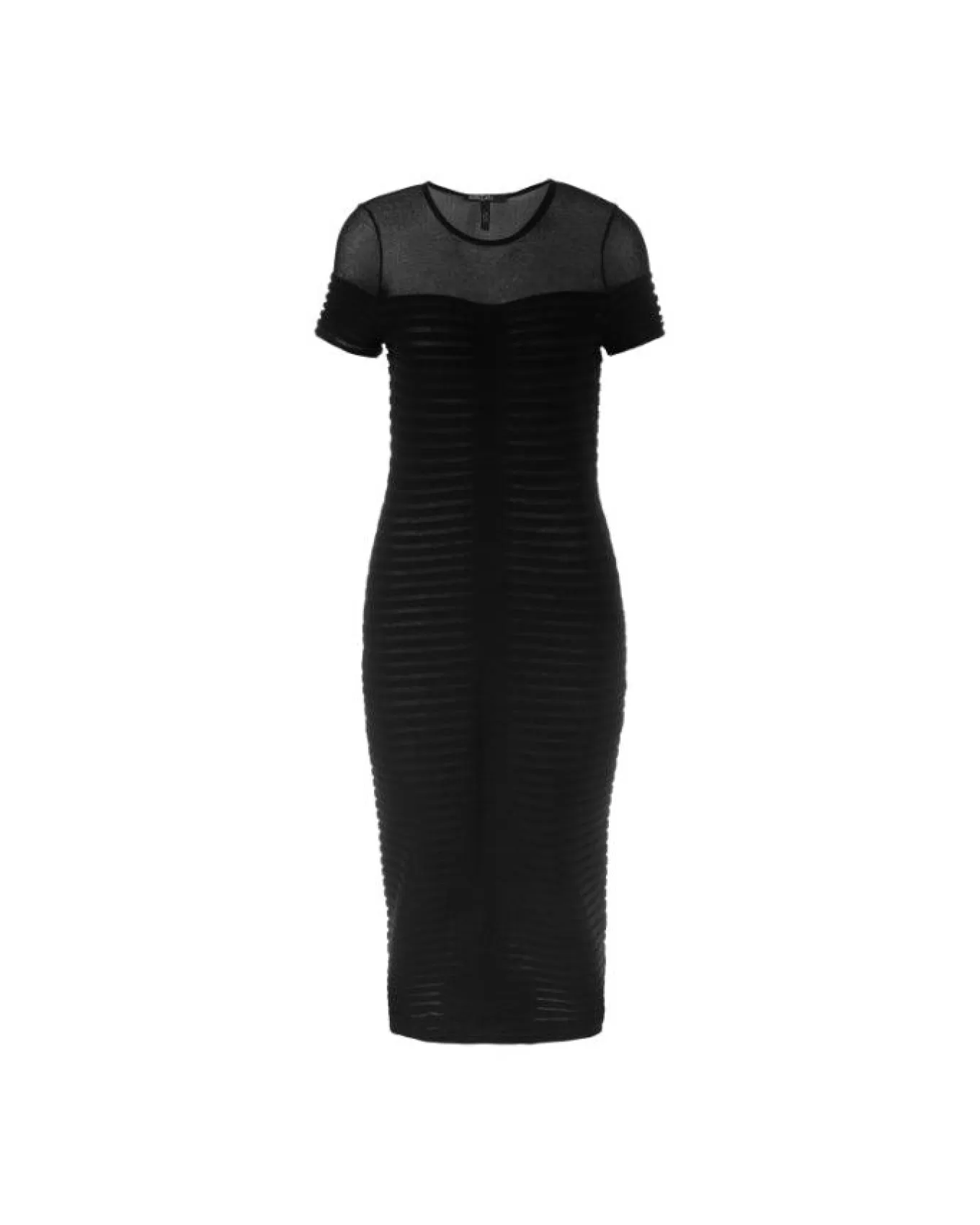 Figure Hugging Sheer Knit Dress<Marc Cain Discount