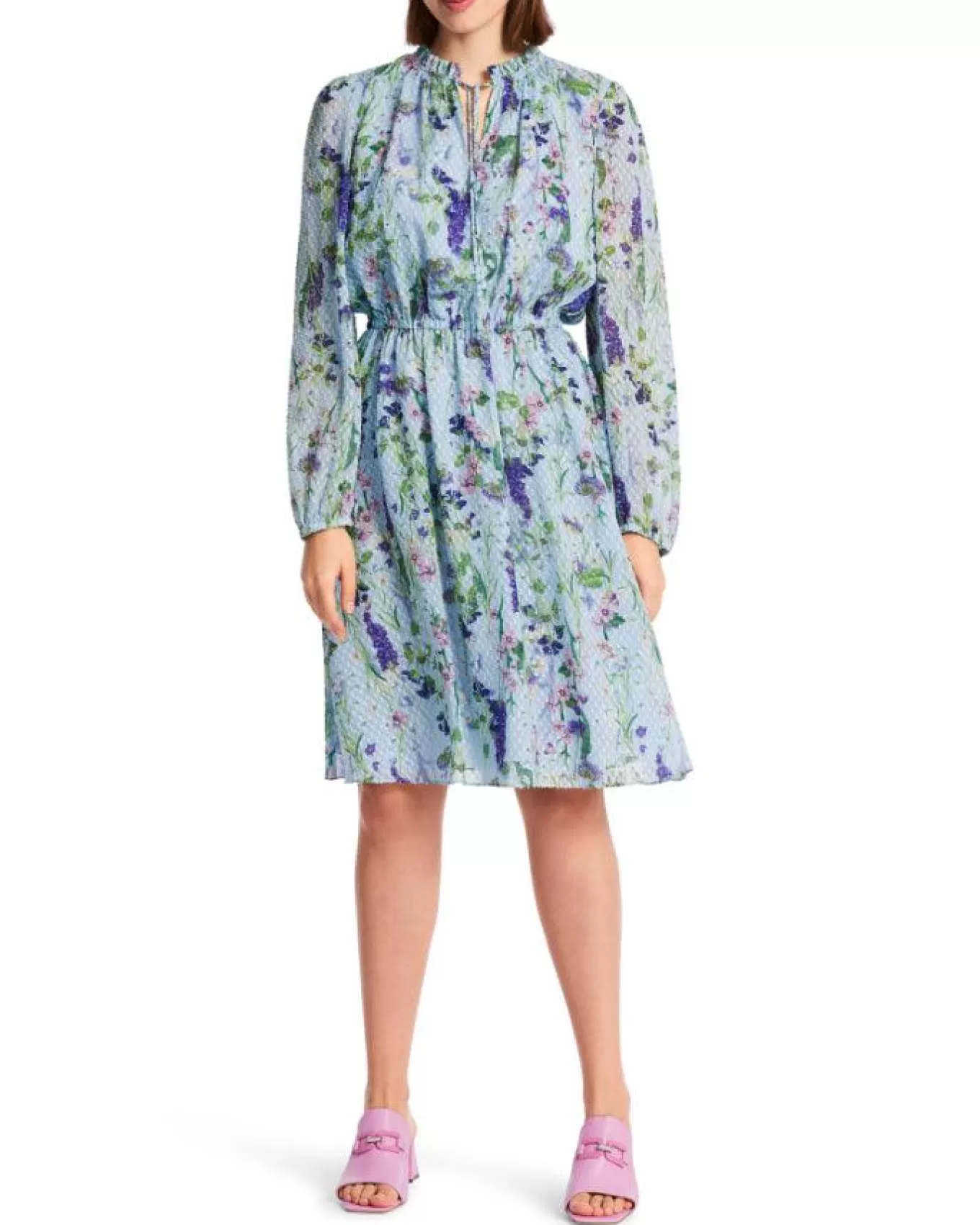 Floral Design Dress<Marc Cain Clearance