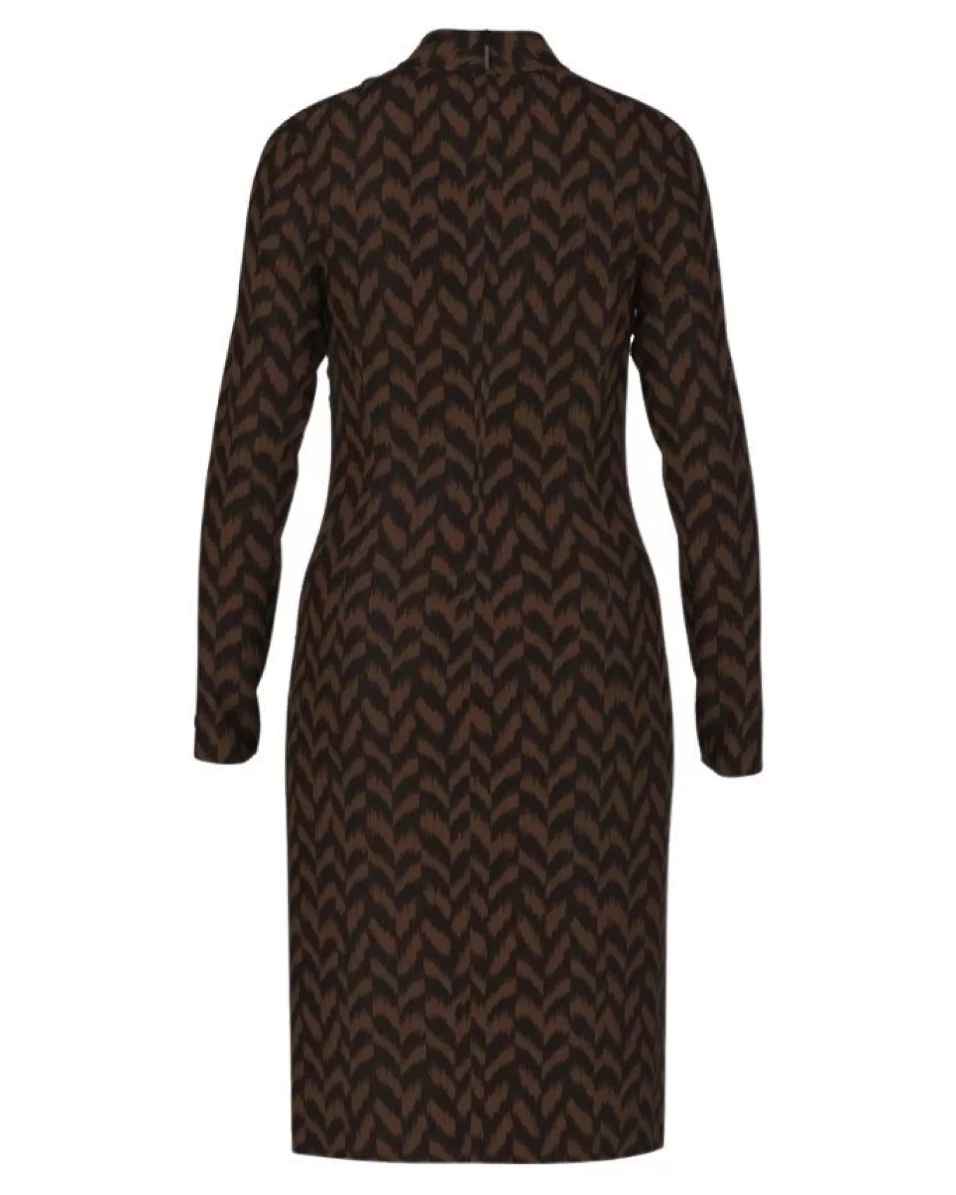 Herringbone Print Dress<Marc Cain Store