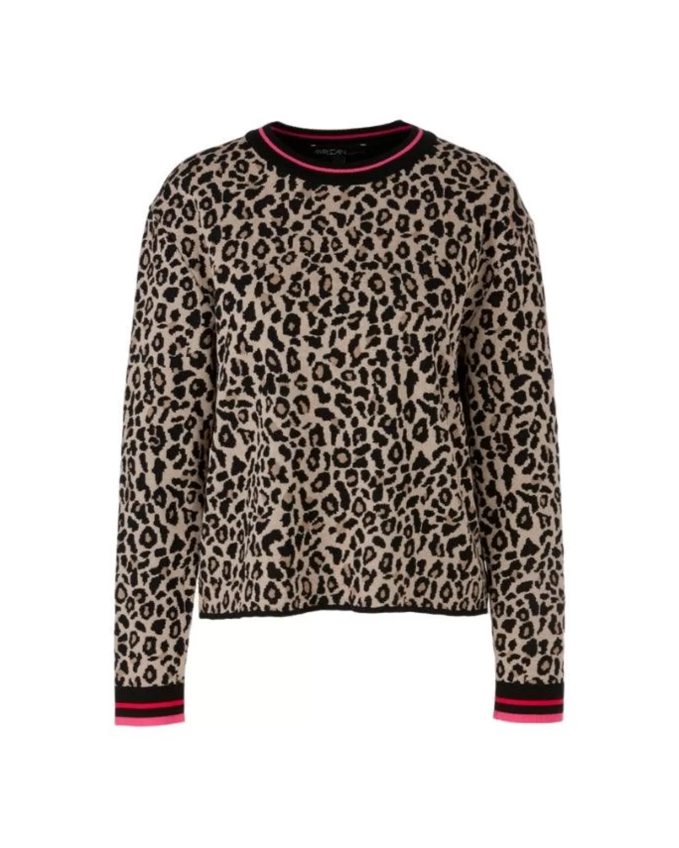 Leopard Print Mix Pullover<Marc Cain Cheap