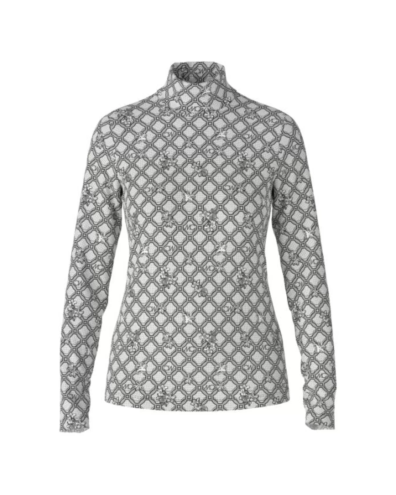 MC Print Funnel Neck Pullover<Marc Cain Best