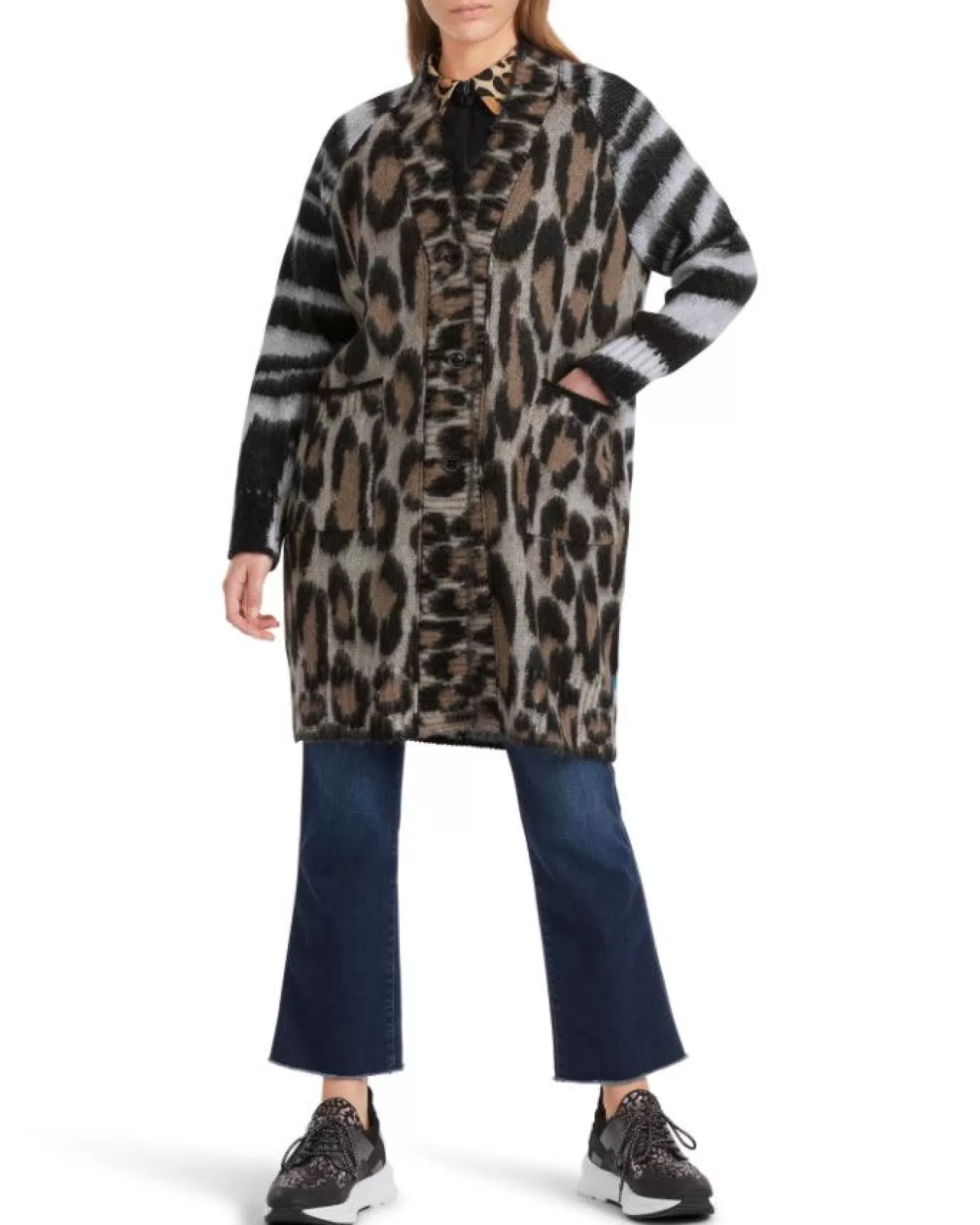 Mixed Animal Print Coatigan<Marc Cain Best Sale