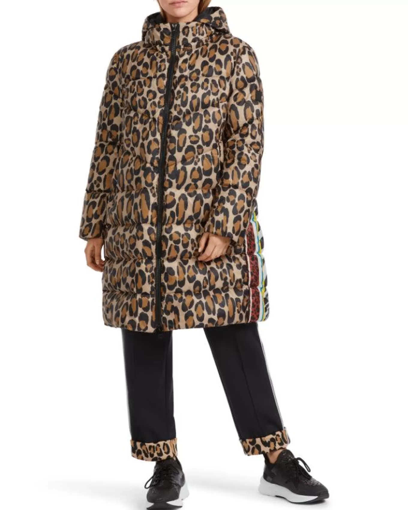 Mixed Animal Print Puffer Coat<Marc Cain Fashion