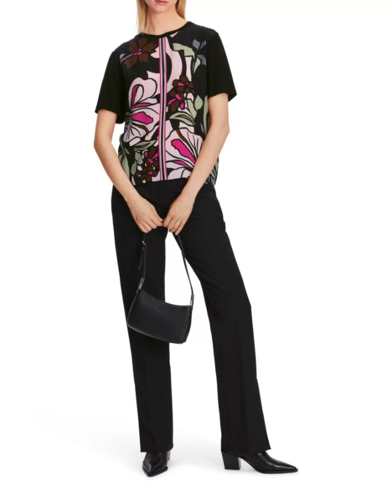 Opulent Floral Print Top<Marc Cain Outlet