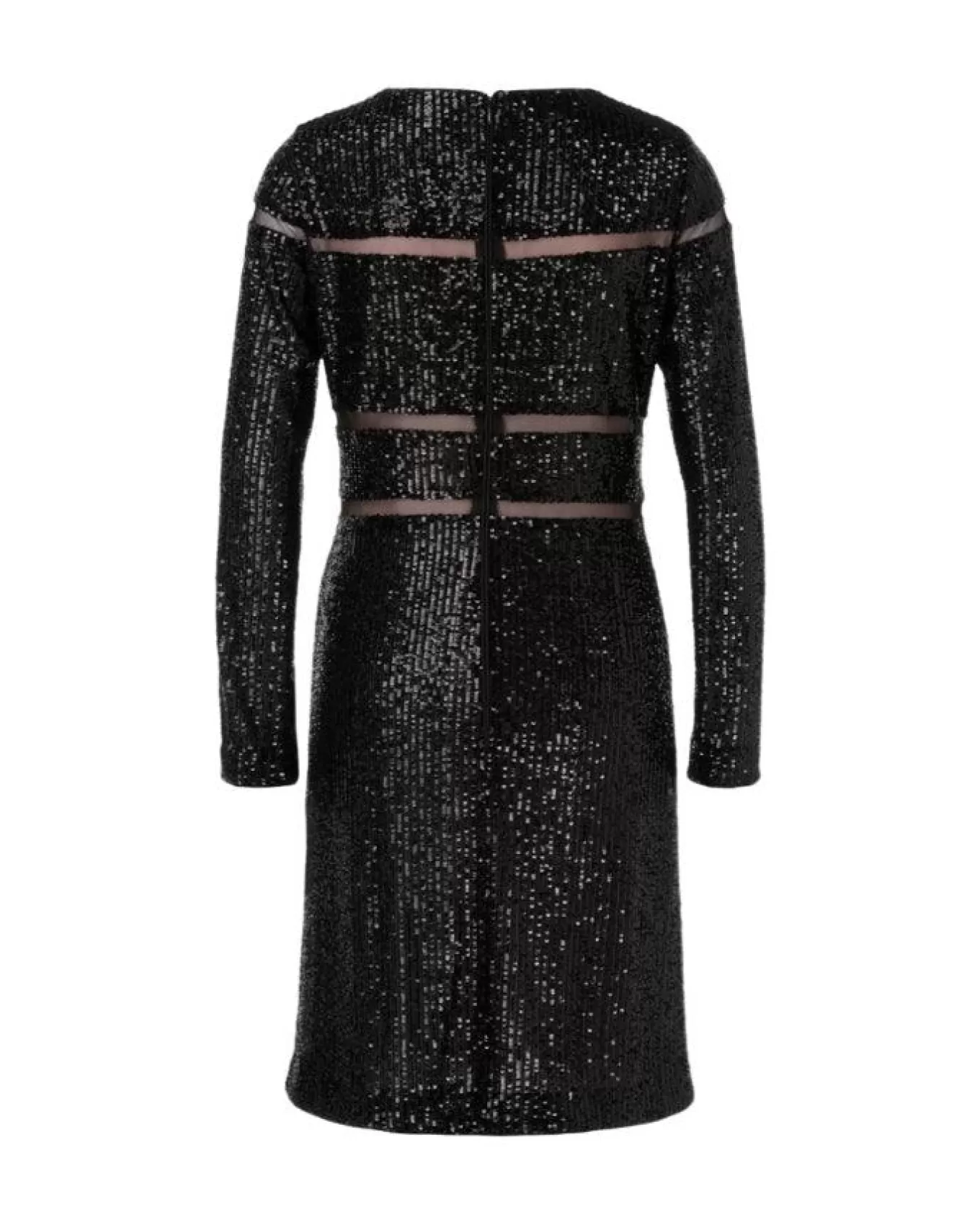 Sequin-Mesh Cut Outs Dress<Marc Cain Discount