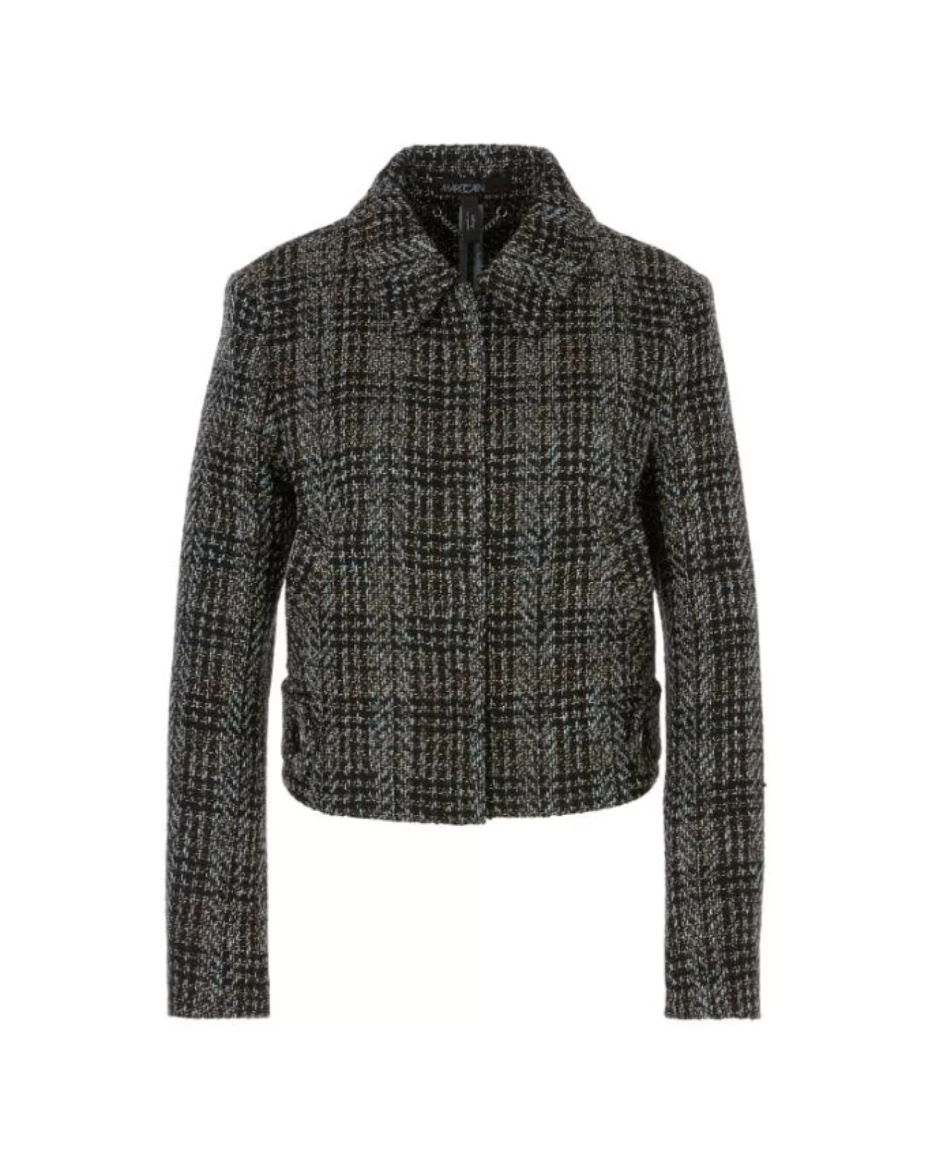 Shadow Check Short Jacket<Marc Cain Cheap