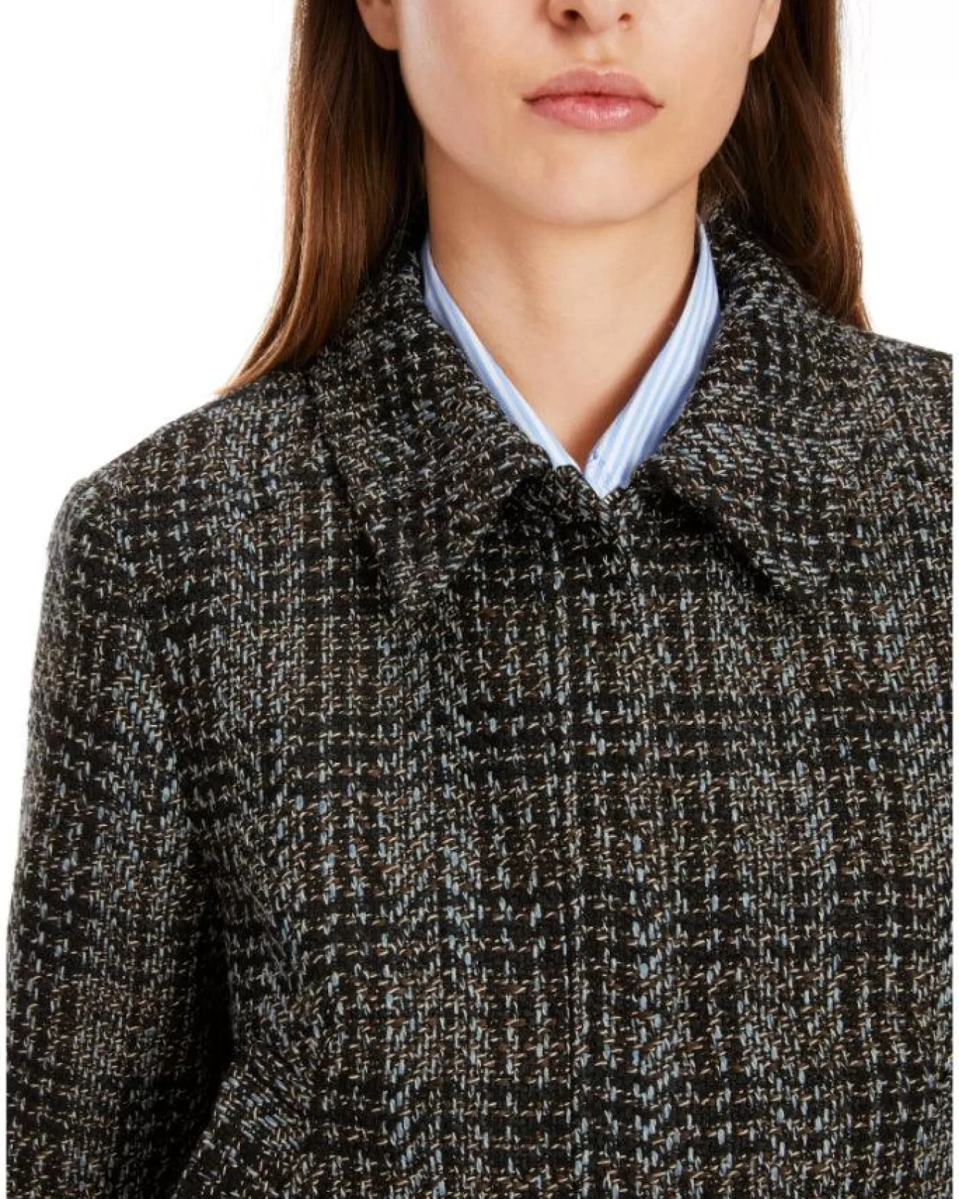 Shadow Check Short Jacket<Marc Cain Cheap