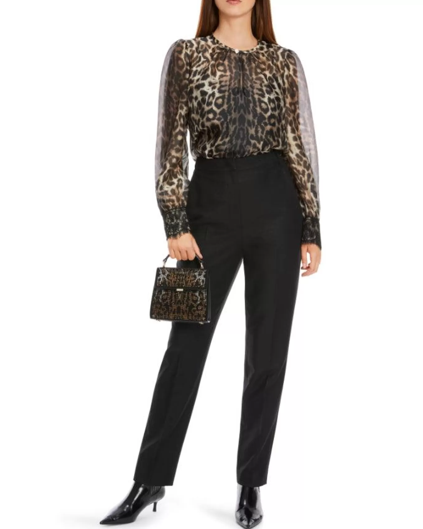 Sheer Print Blouse With Liner<Marc Cain Clearance