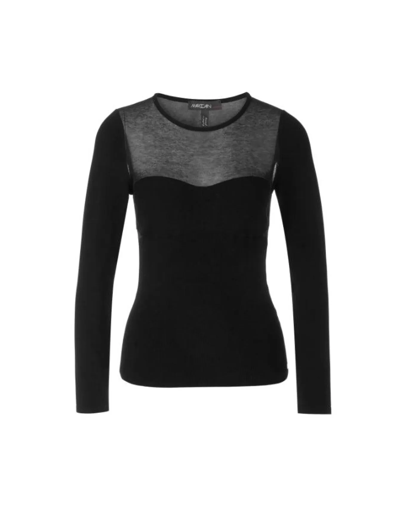 Sheer Yoke Sweater<Marc Cain Sale