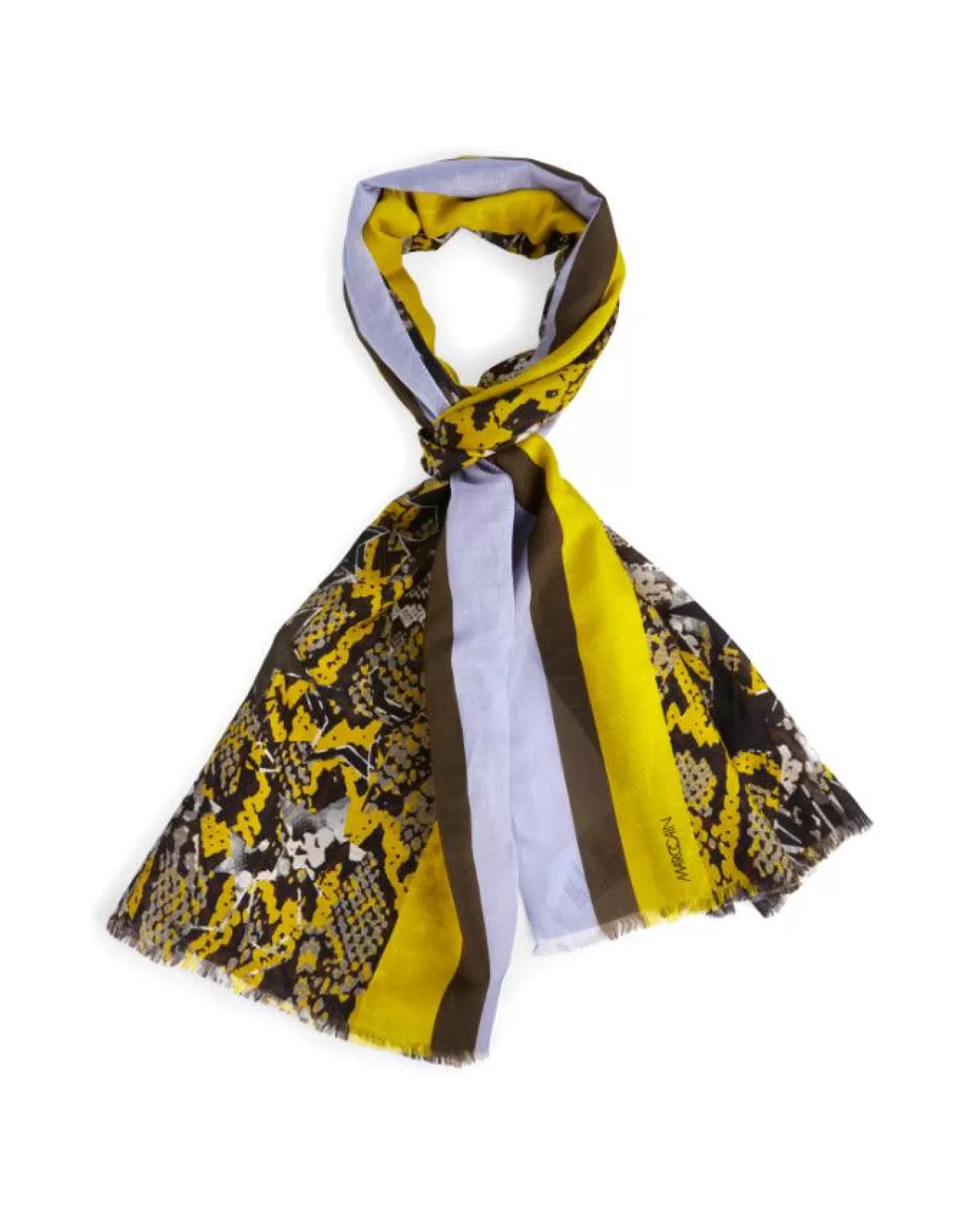 Snakeskin Print Scarf<Marc Cain Shop