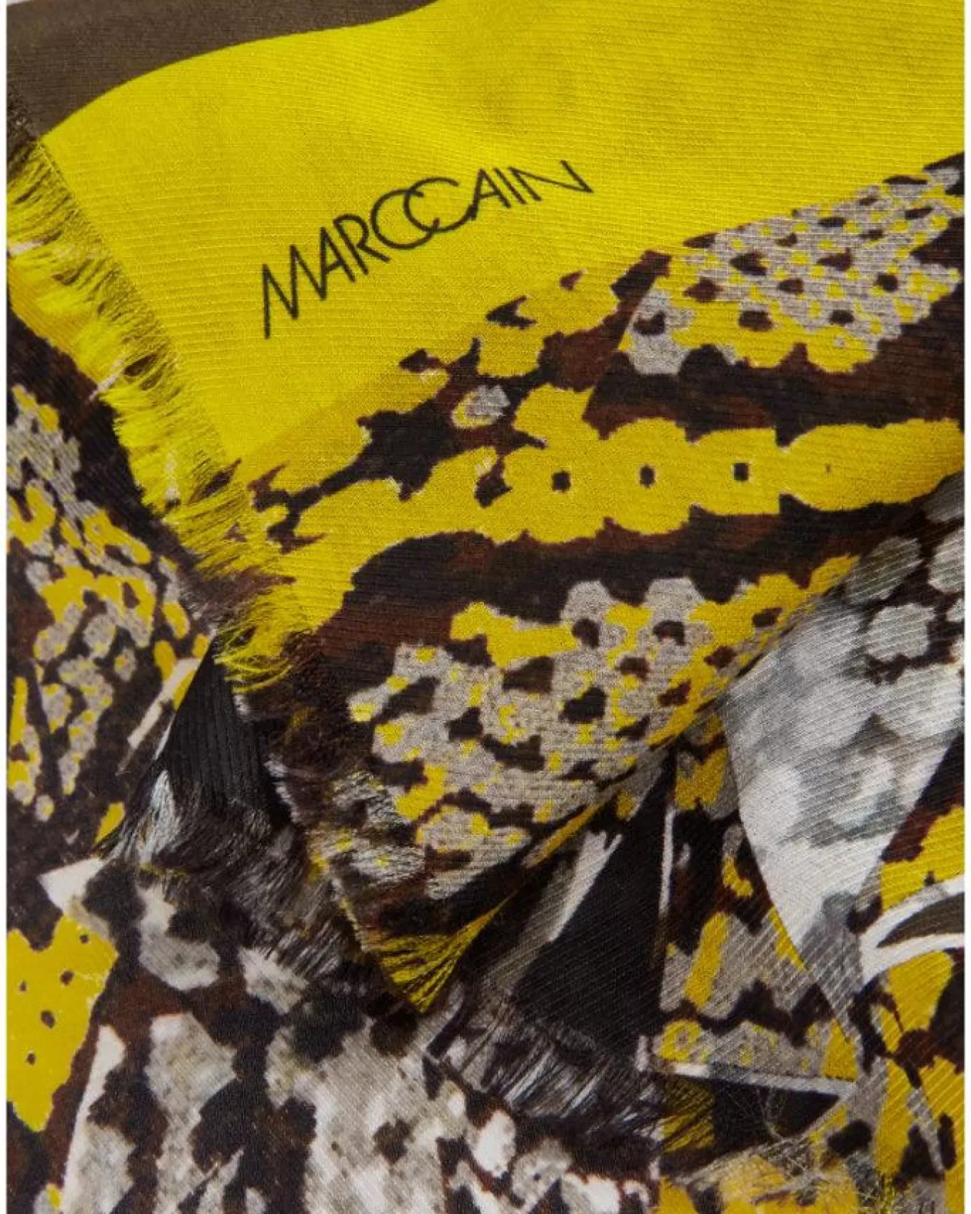 Snakeskin Print Scarf<Marc Cain Shop