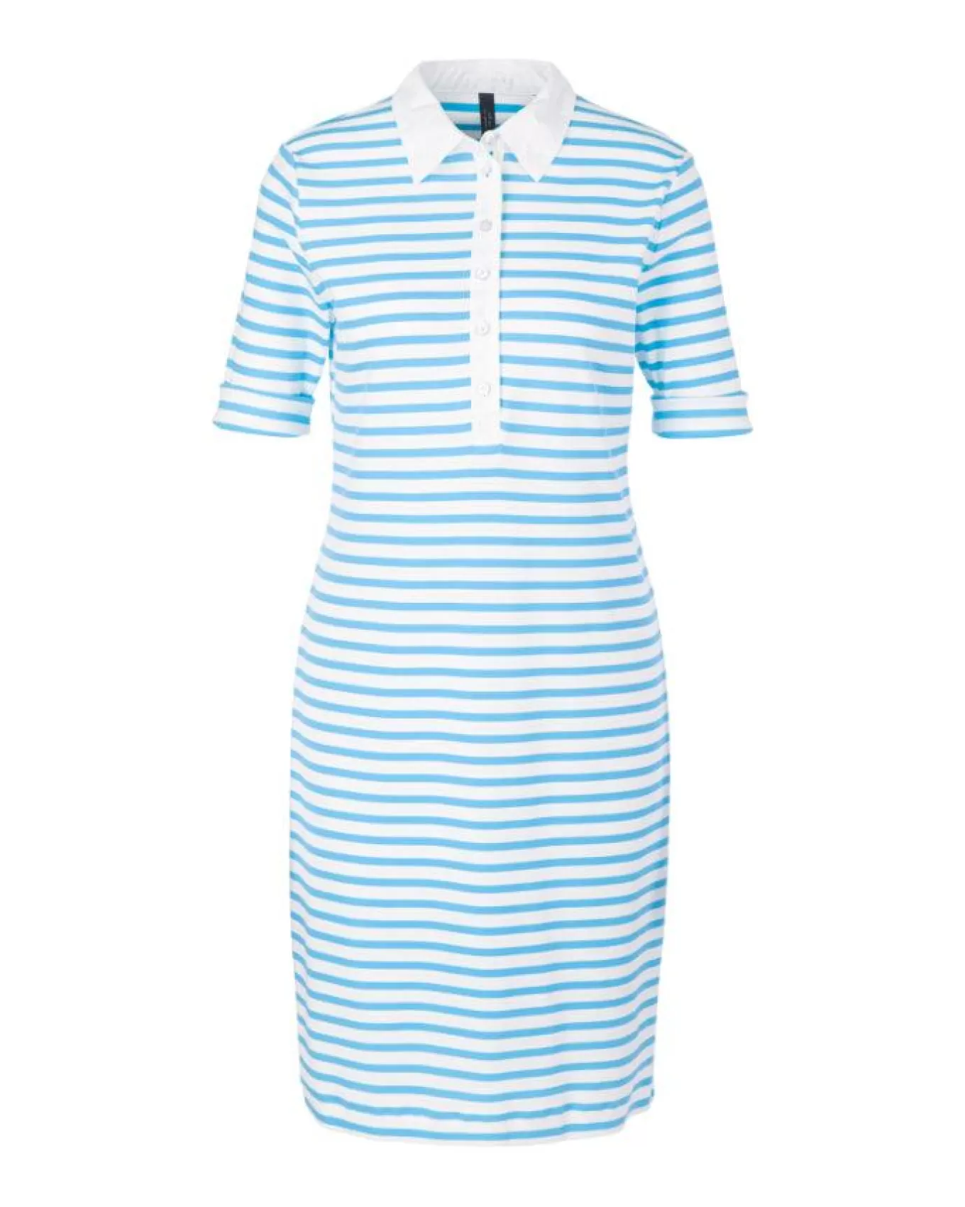 Striped Polo Dress<Marc Cain Discount