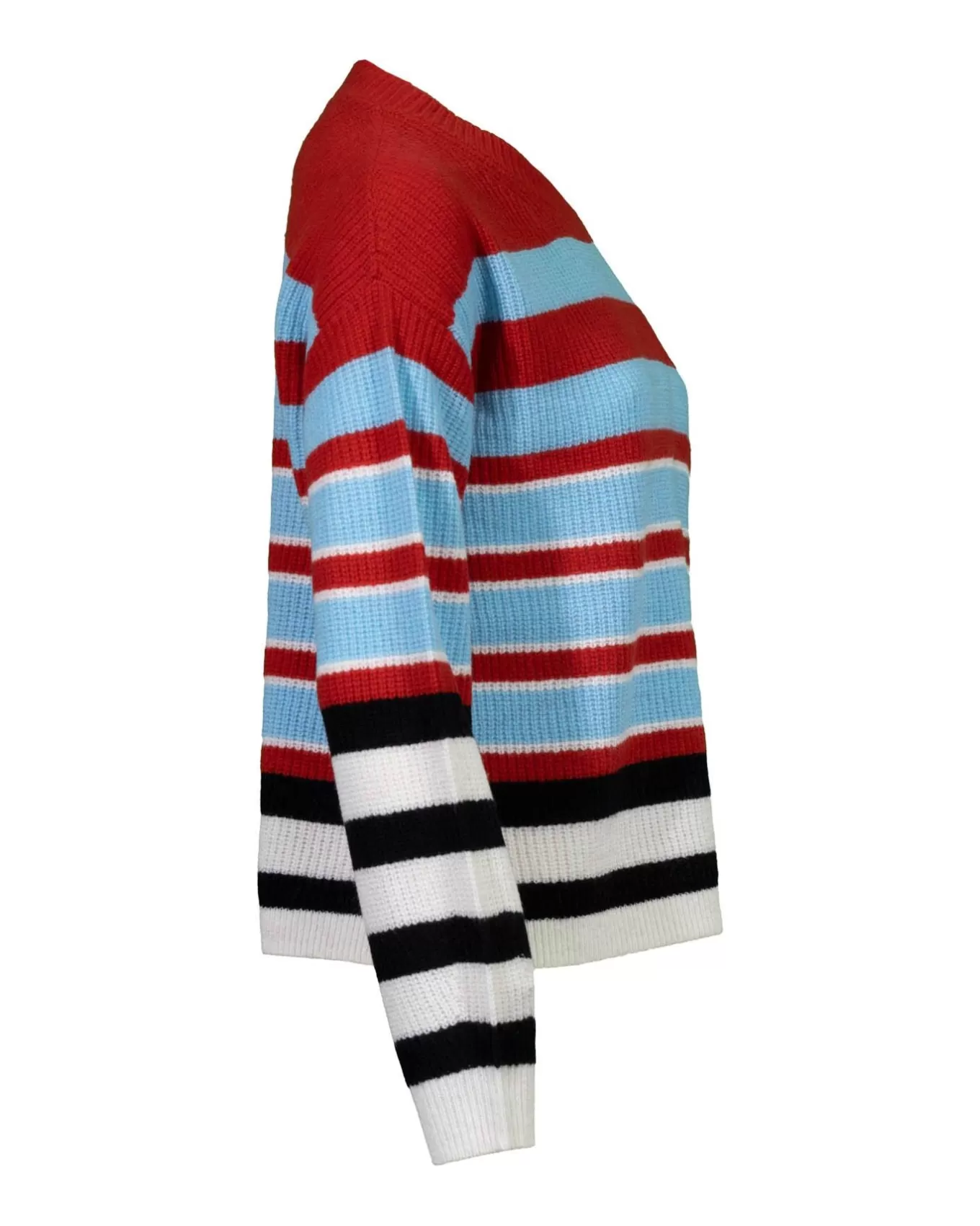 Striped Woolen Blend Sweater<Marc Cain Clearance