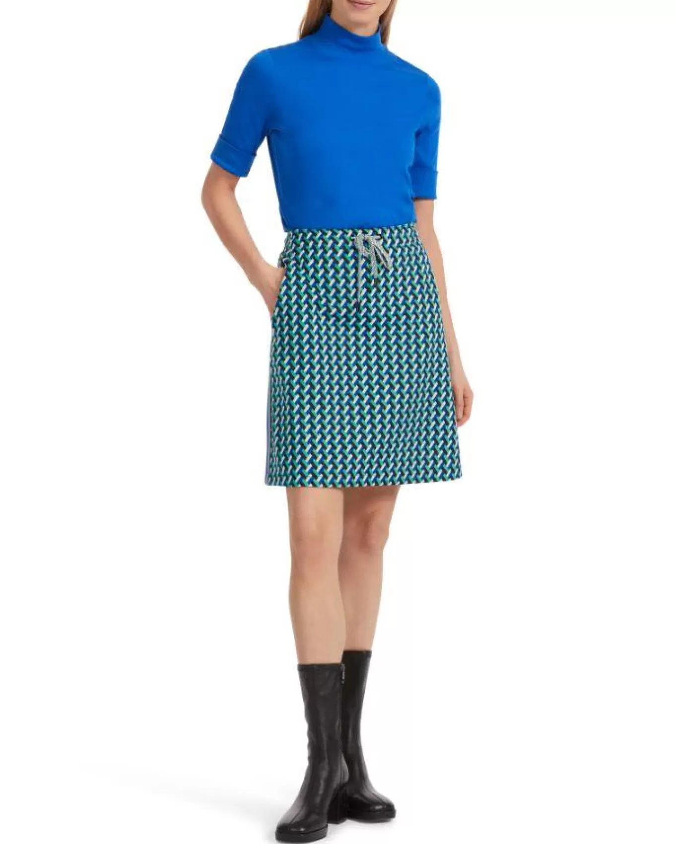 Weave Pattern Skirt<Marc Cain Sale