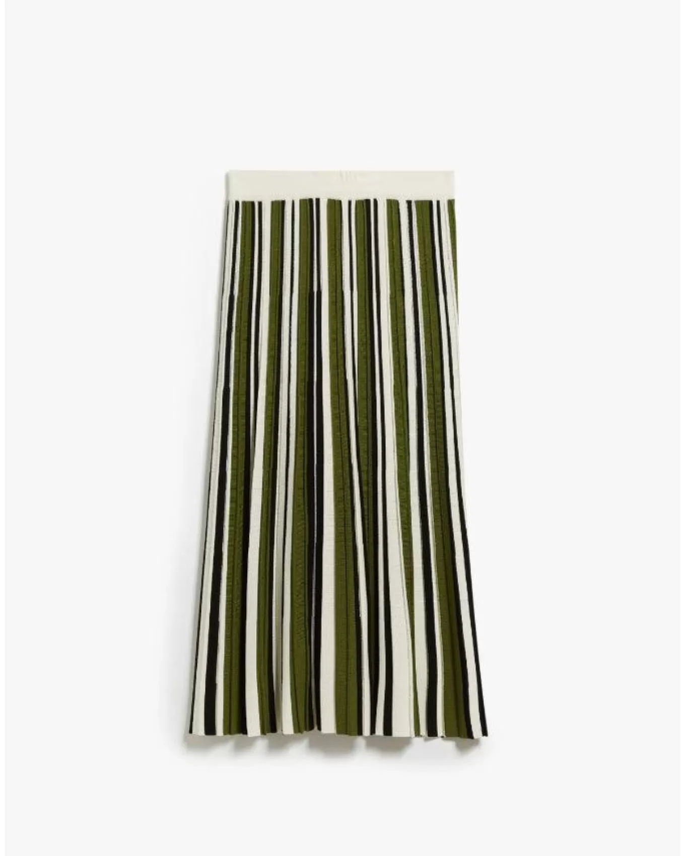 Max Mara Editta Pleated Stripe Knit Skirt<Max Mara Weekend Online