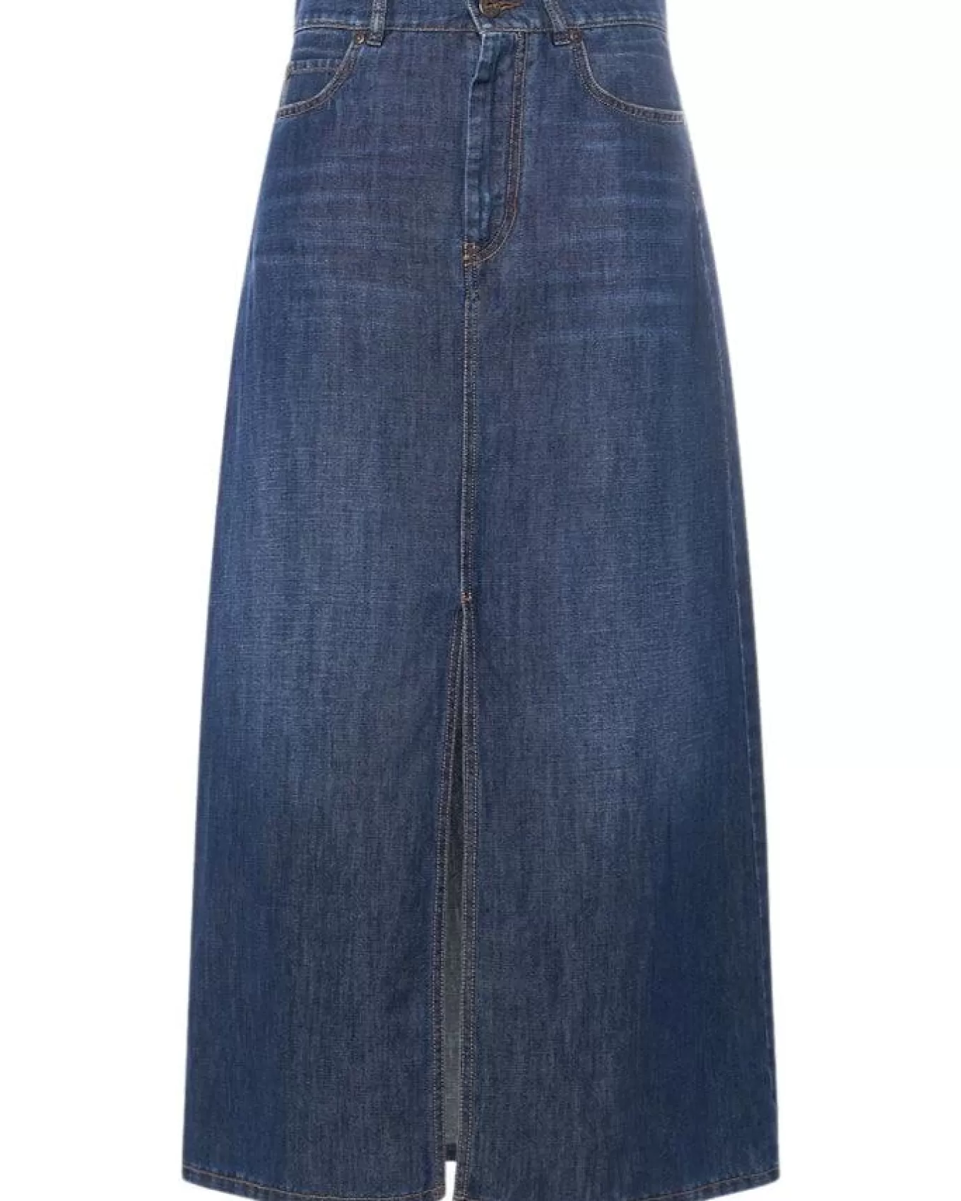 Max Mara Gelada Denim Maxi Skirt<Max Mara Weekend Store