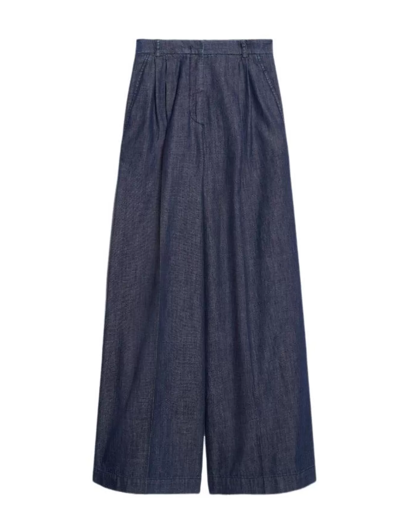 Fuxia Pleated Denim Pant<Max Mara Weekend Cheap