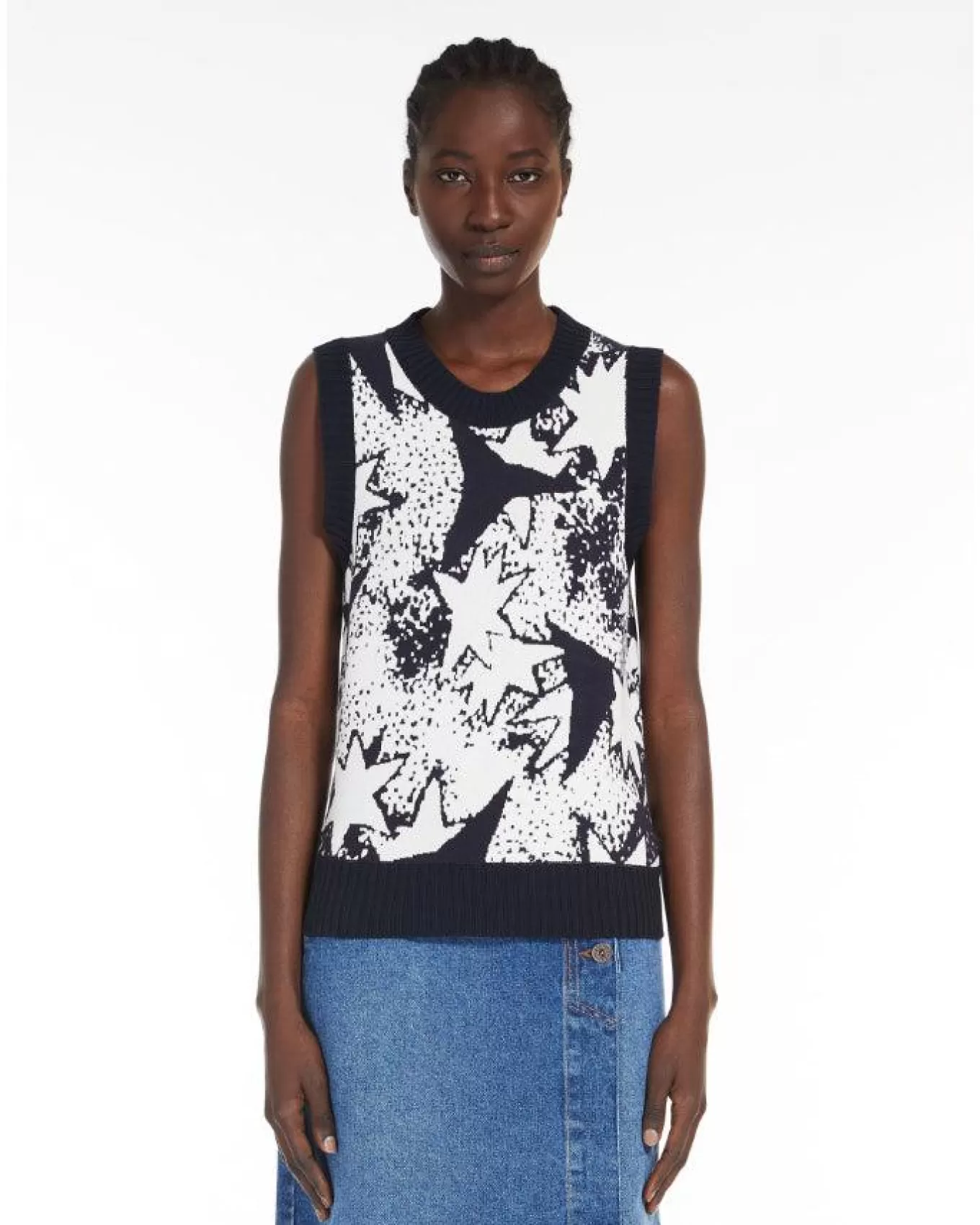 Gastone Print Knit Tank<Max Mara Weekend Discount