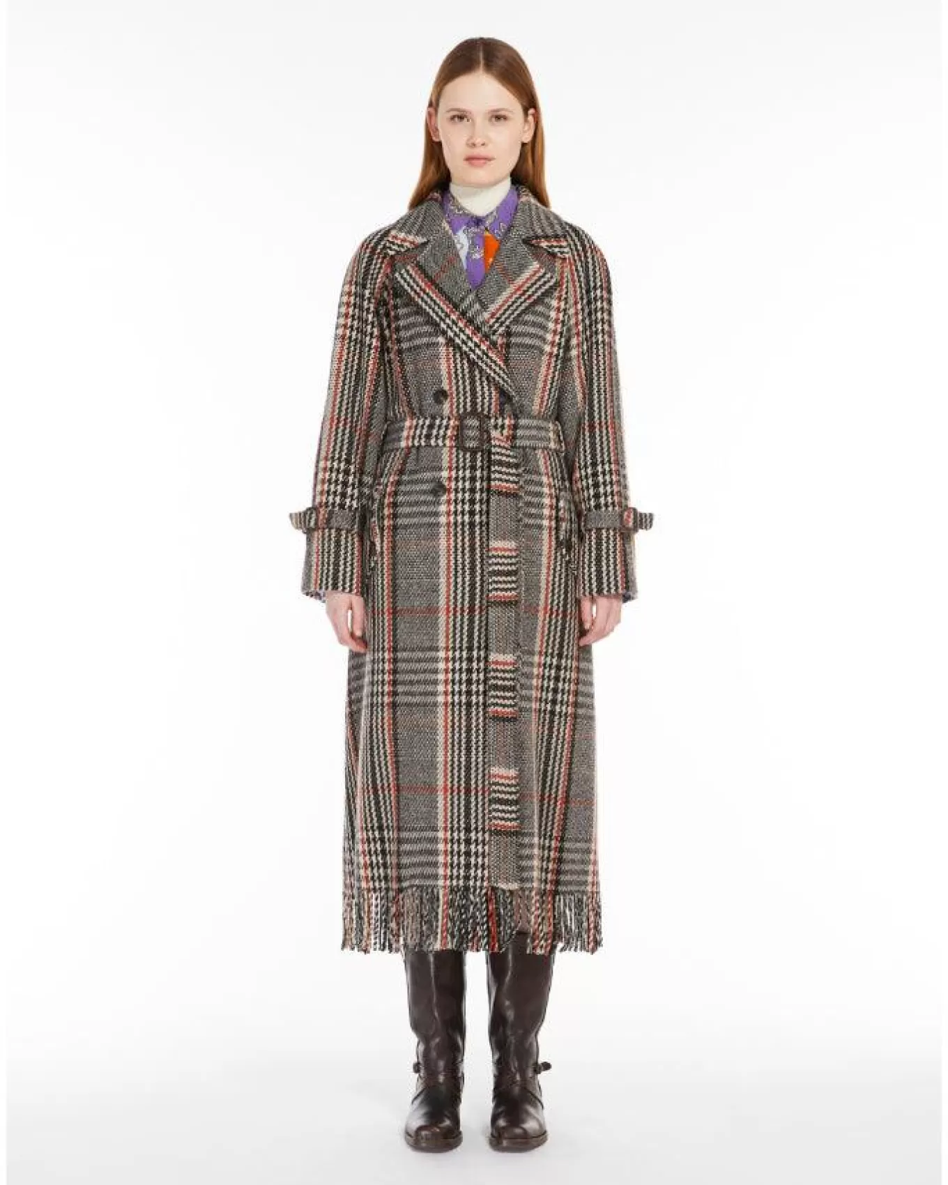 Gommoso Plaid Coat<Max Mara Weekend Clearance