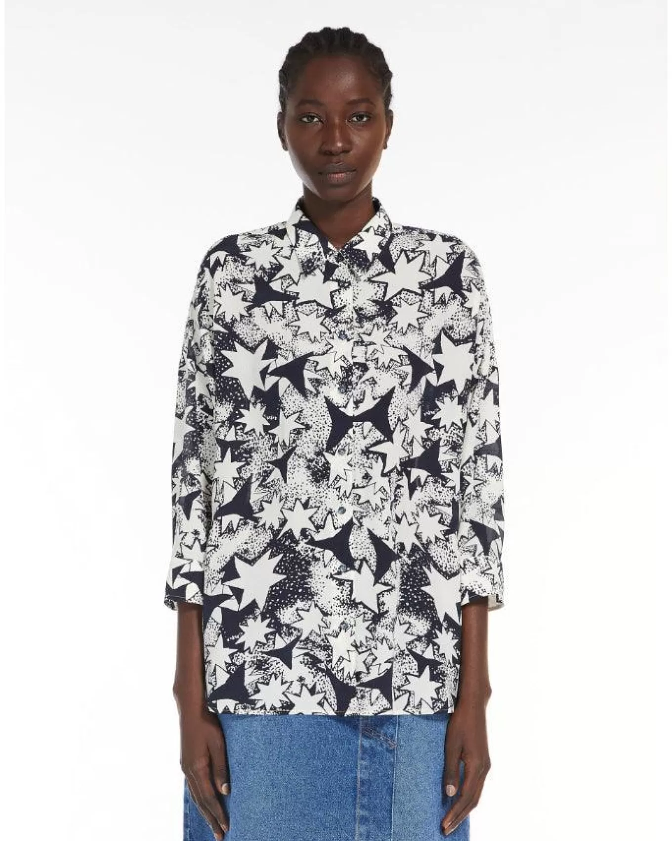 Peana Flared Print Blouse<Max Mara Weekend Online