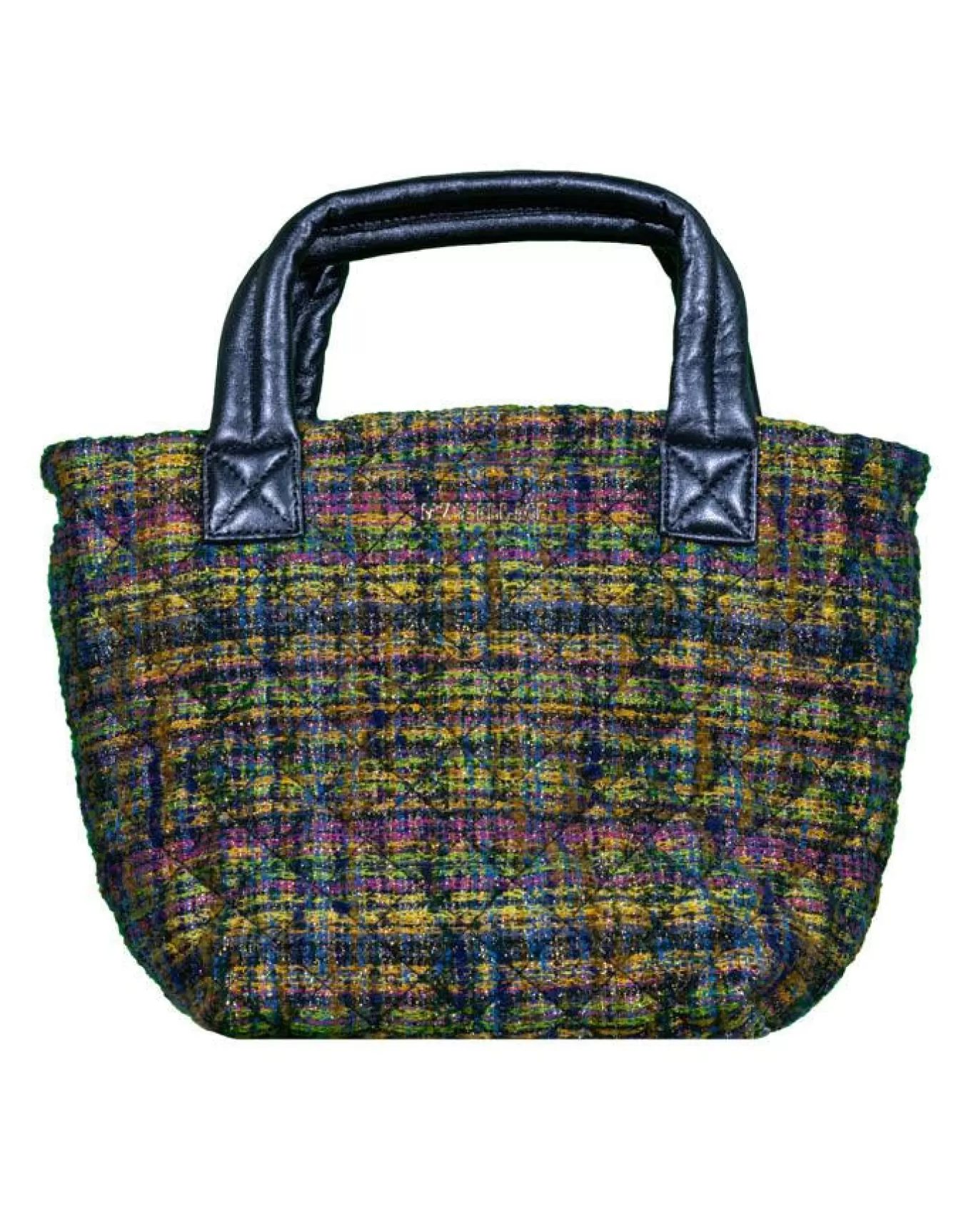 Gold Multi Tweed Mini Metro Tote Deluxe Bag<MZ Wallace Hot