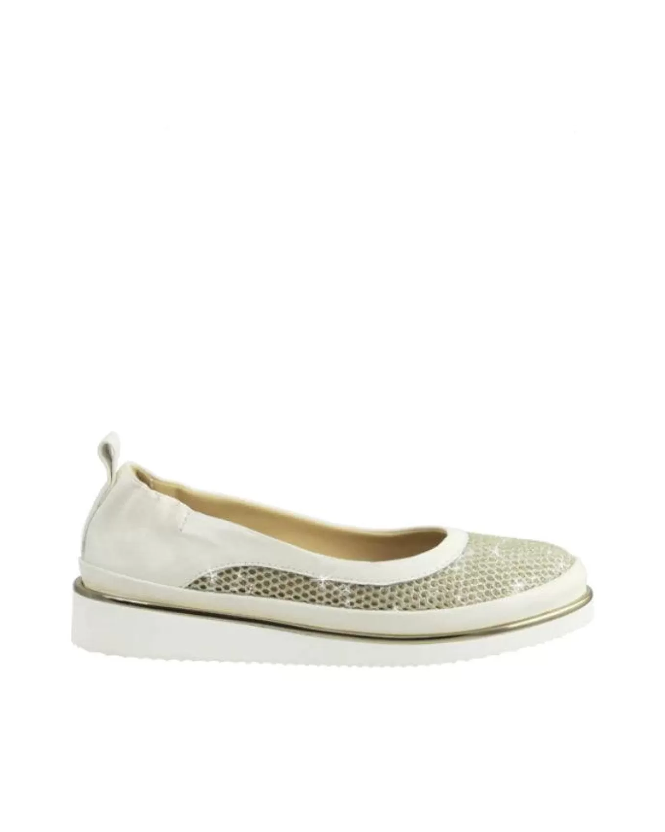 Natanya Mesh Metallic Slip On Shoe<Ron White Online