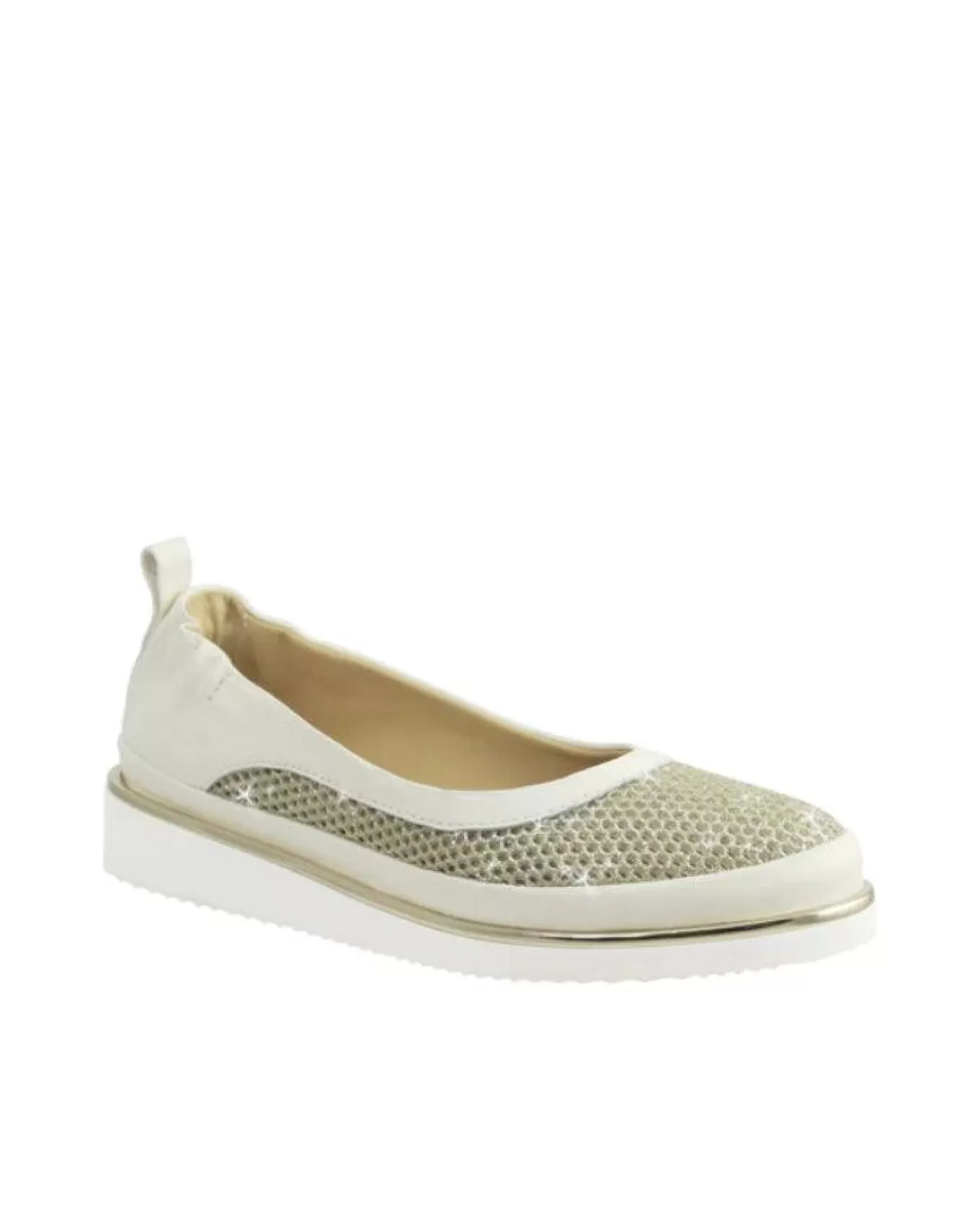 Natanya Mesh Metallic Slip On Shoe<Ron White Online