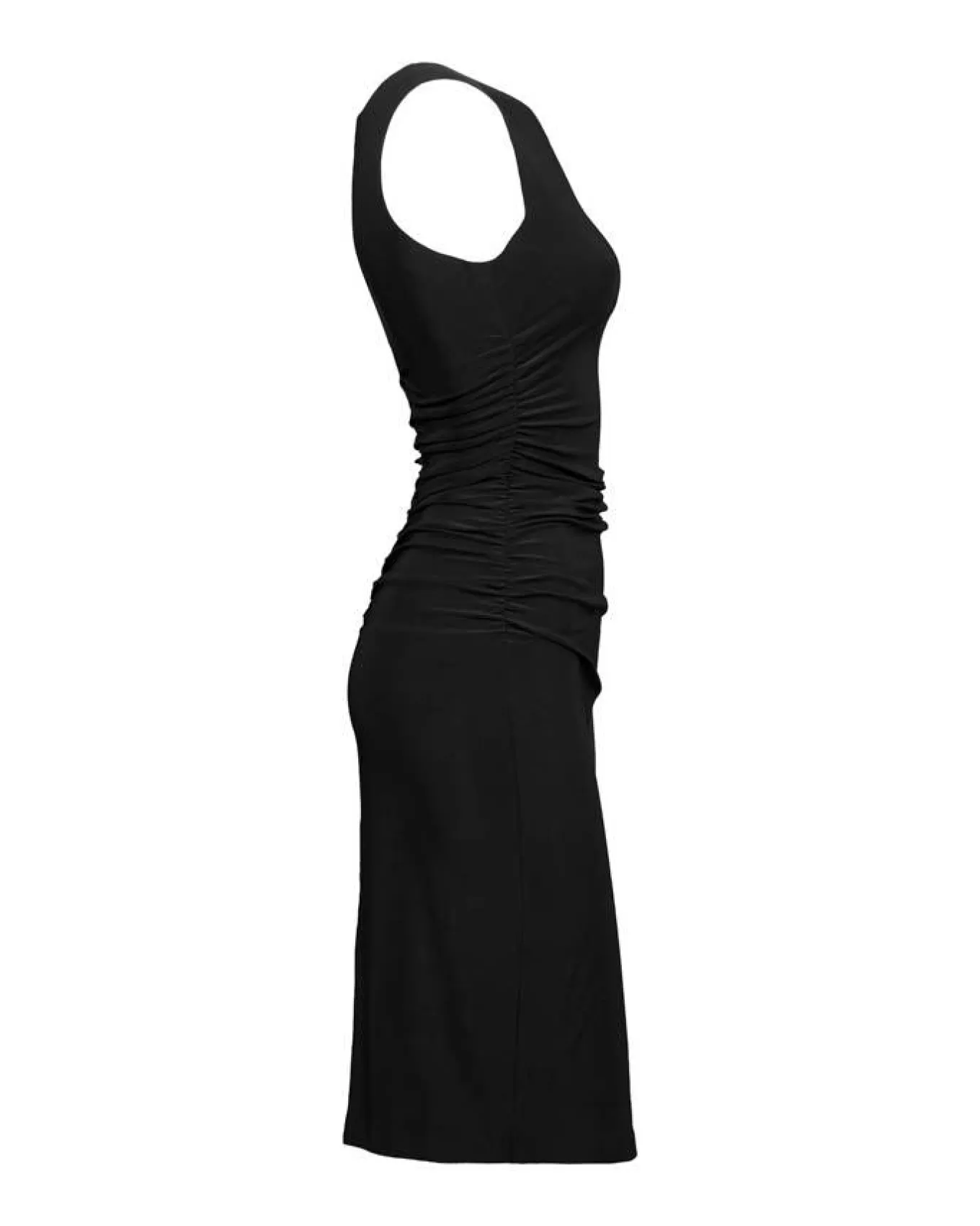 Sleeveless Shirred Waist Dress<Norma Kamali New