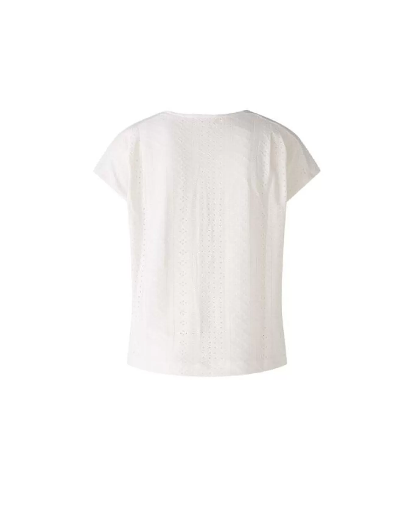 Eyelet Cap Sleeve Tee<OUI Online