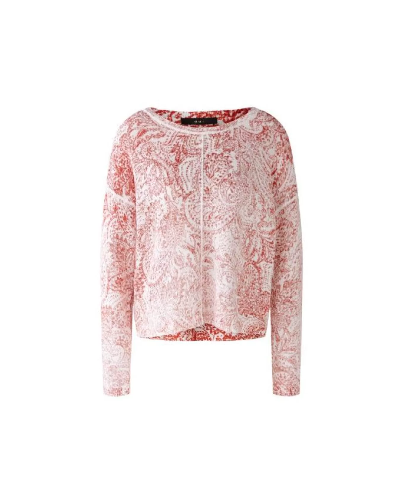 Inside Out Paisley Pullover<OUI Fashion