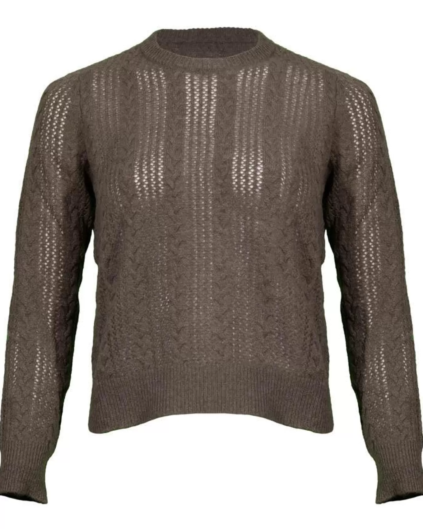 Cashmere Cable Knit Pullover<Purotatto Cheap