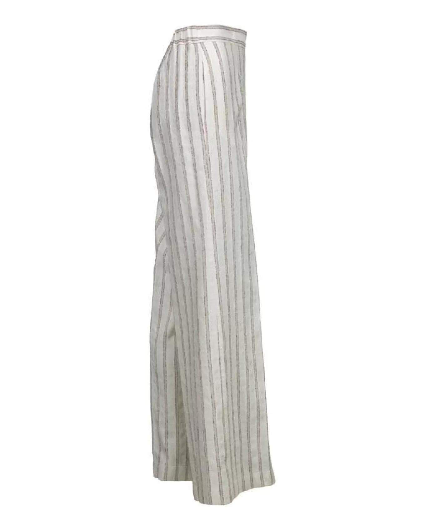 Lurex Stripe Wide Leg Pant<Purotatto Cheap