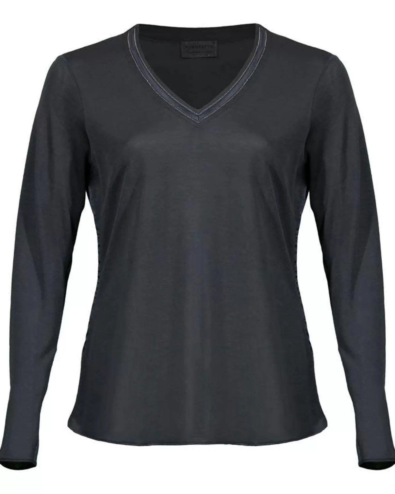 V-Neck Cashmere Jersey Top<Purotatto Store