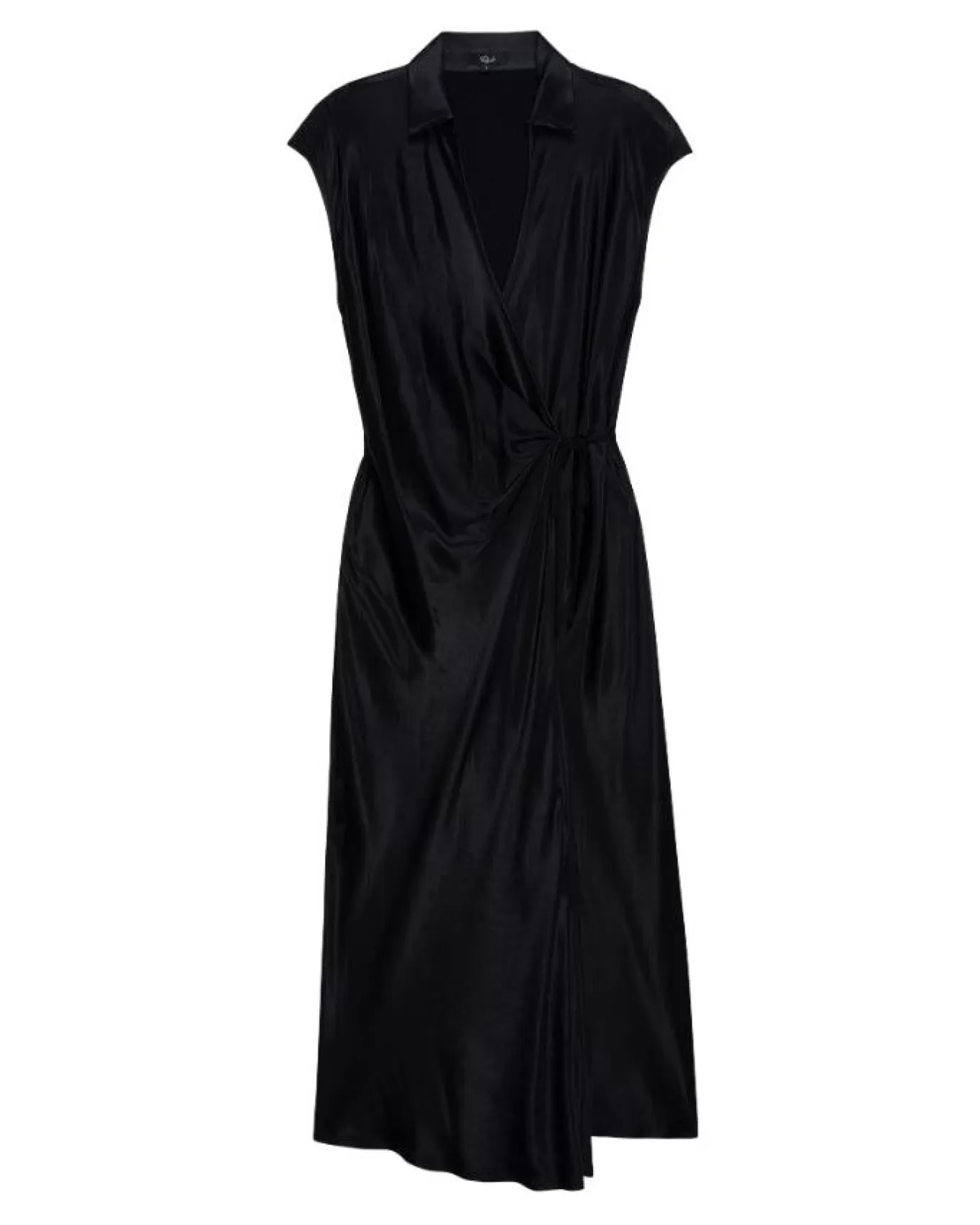 Alai Satin Wrap Dress<Rails Clearance