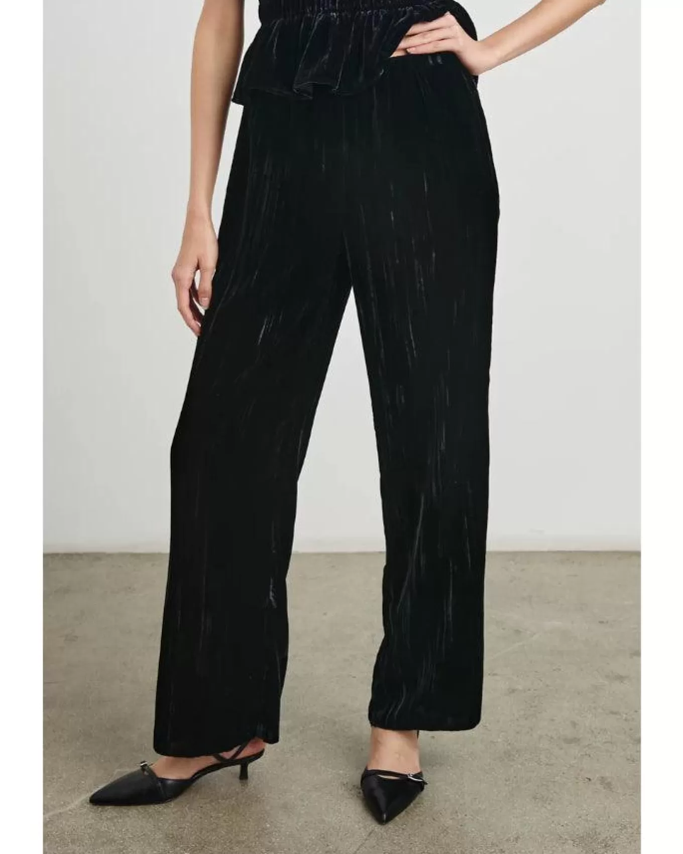 Brissa Crinkle Velvet Pant<Rails Cheap