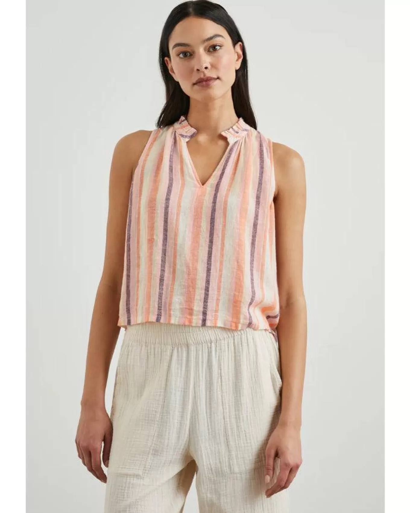 Christy Stripe Top<Rails Online