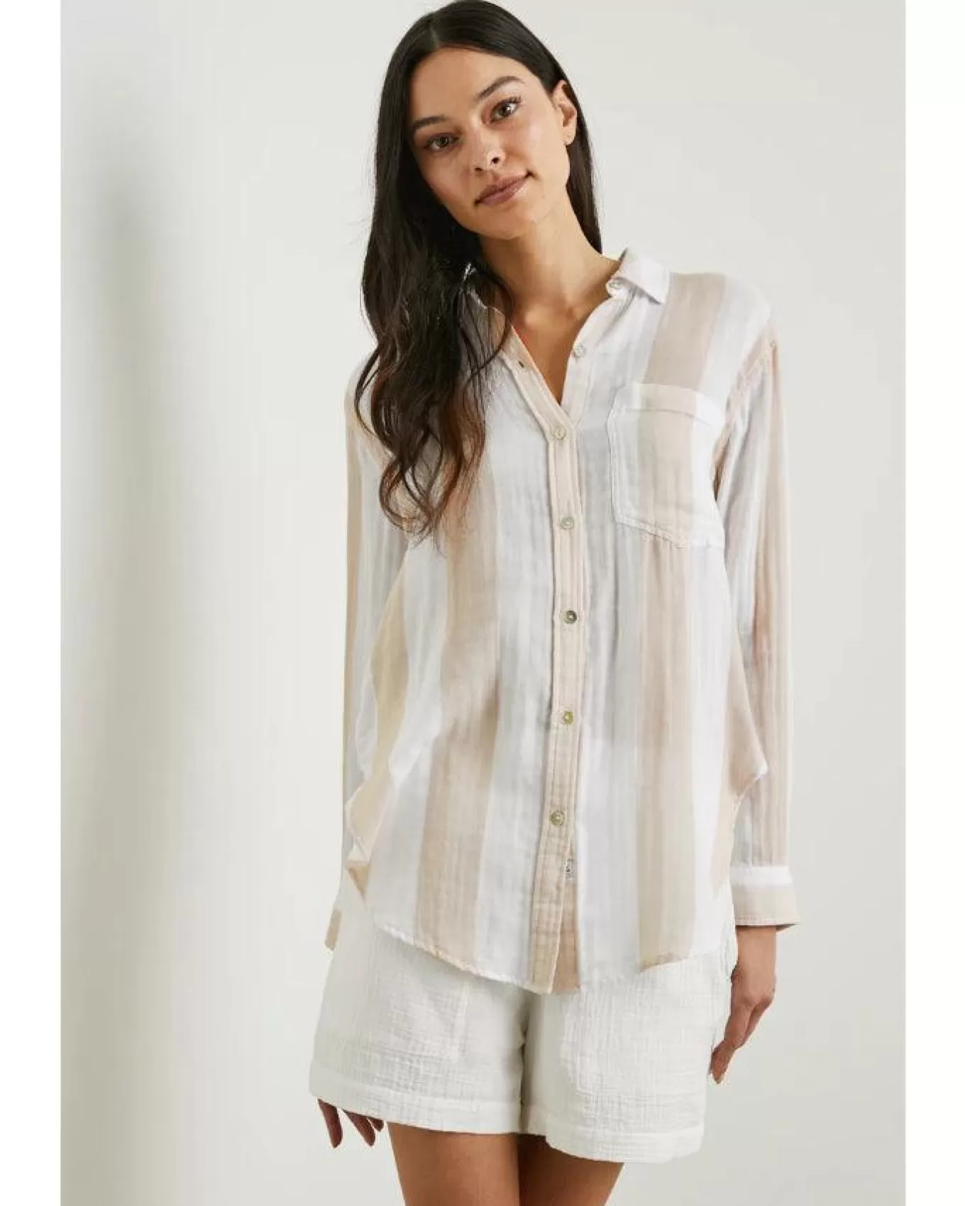 Jaylin Stripe Shirt<Rails Clearance