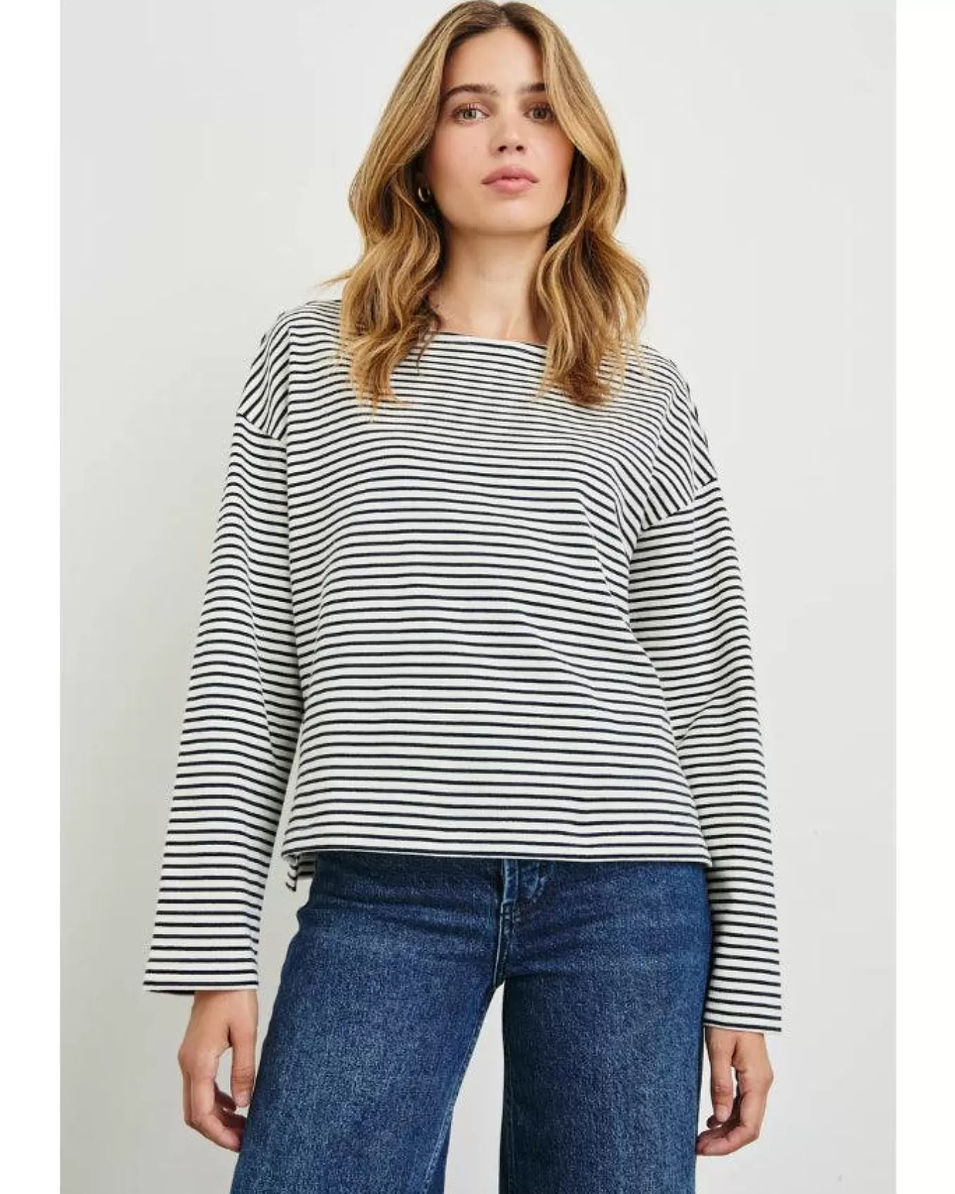 Macy Stripe Long Sleeve Tee<Rails Sale