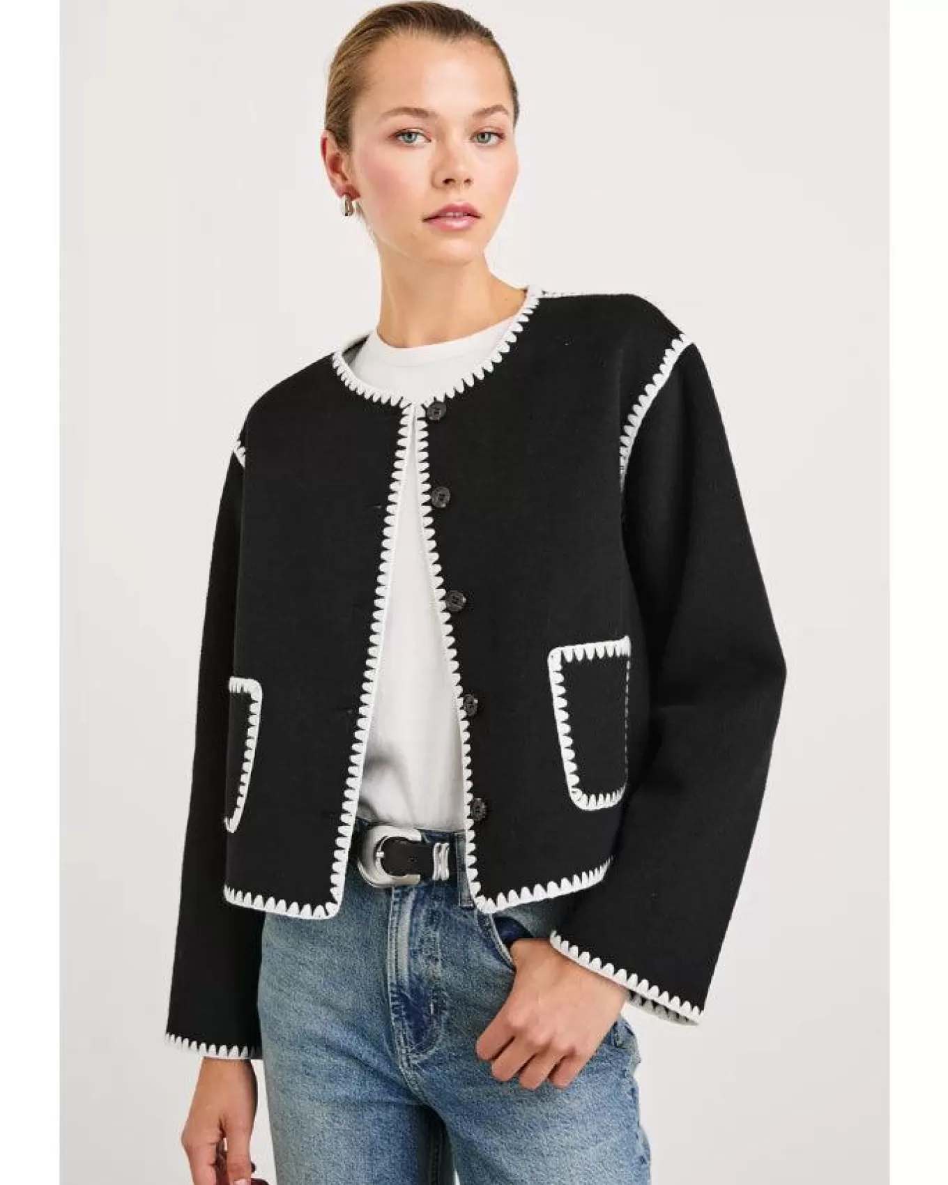 Melanie Wool Blend Jacket<Rails Cheap