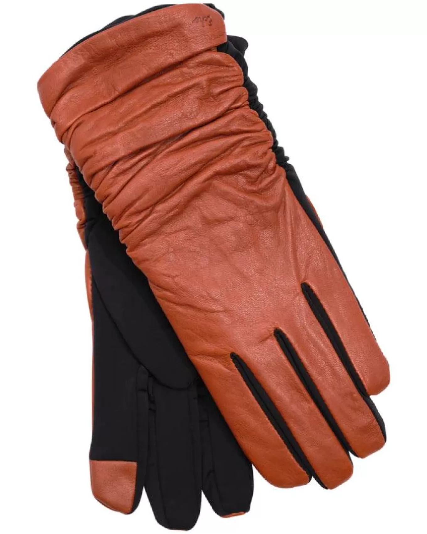 Ruched Leather Glove<Echo Outlet